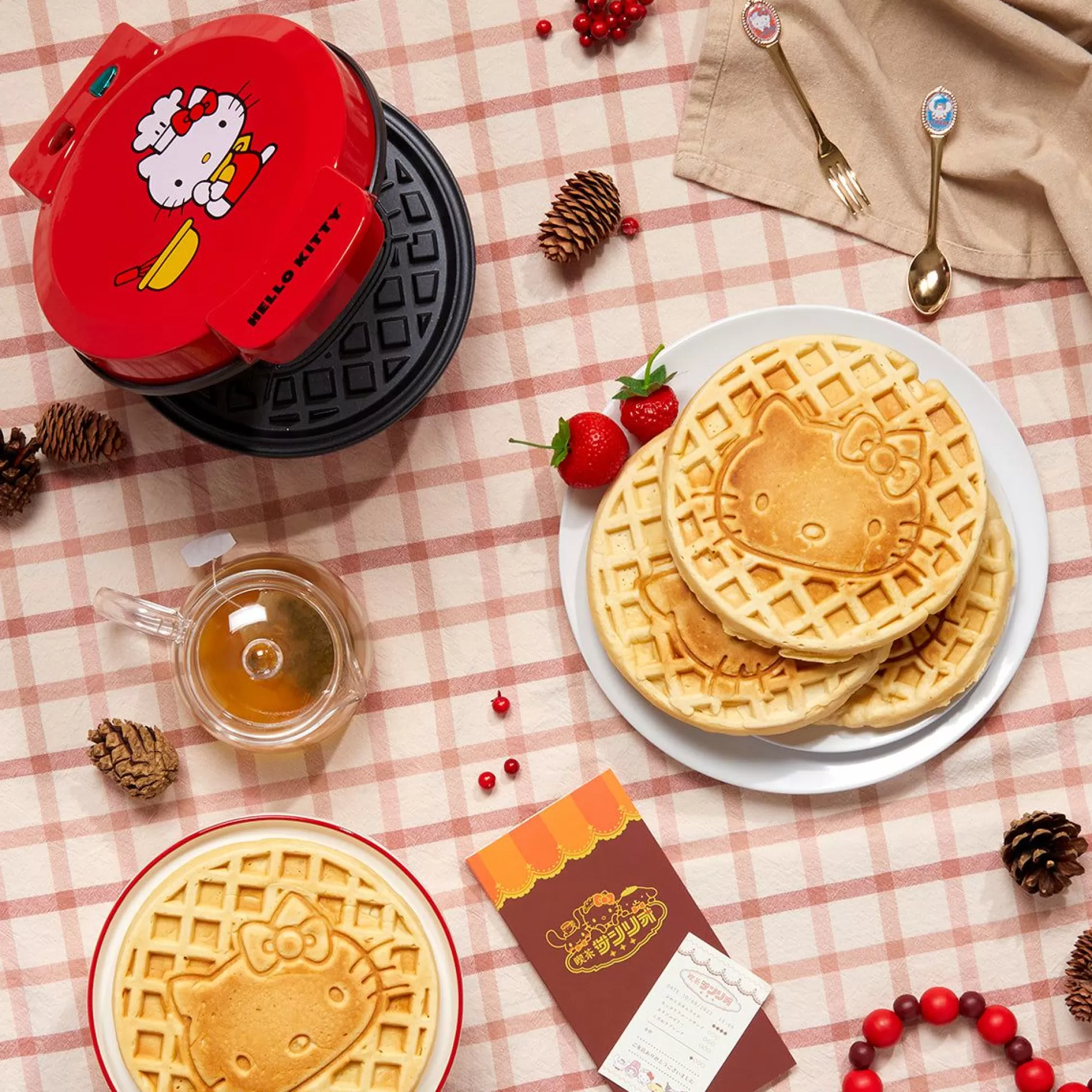 Hello Kitty Red Waffle Maker^Uncanny Brands LLC Cheap