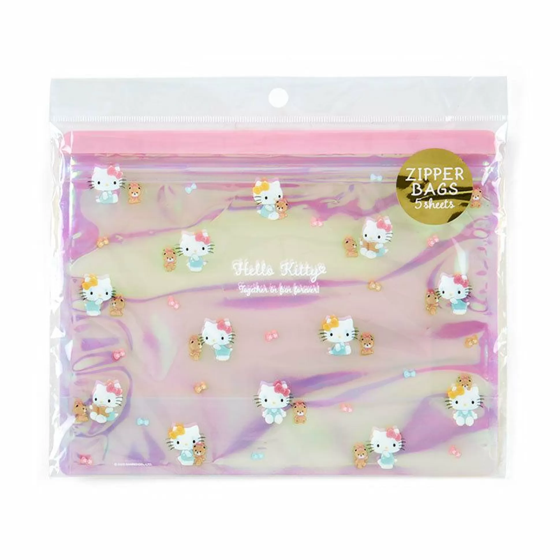 Hello Kitty Reusable Storage Bags (Glossy Aurora Series)^Japan Original Sale