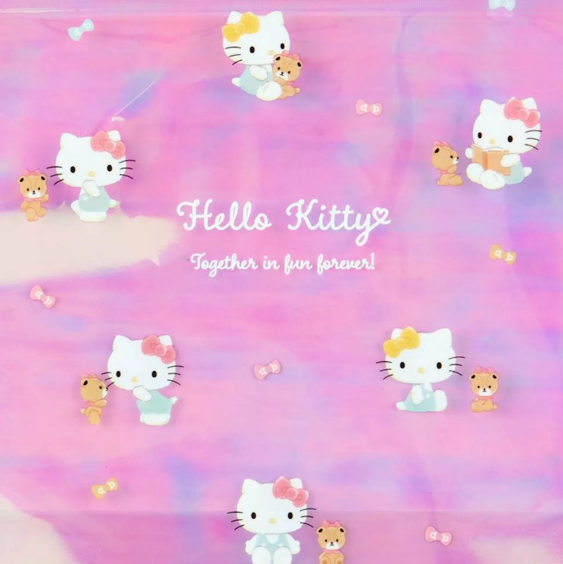 Hello Kitty Reusable Storage Bags (Glossy Aurora Series)^Japan Original New