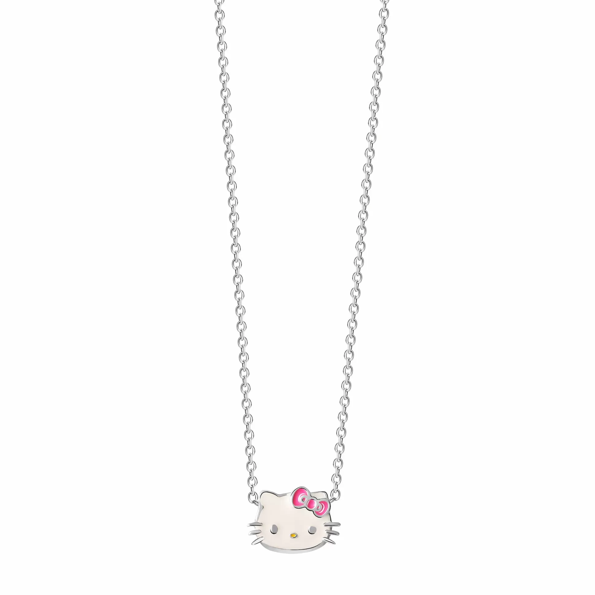 Hello Kitty Sterling Silver Enamel Necklace^JACMEL JEWELRY INC Fashion