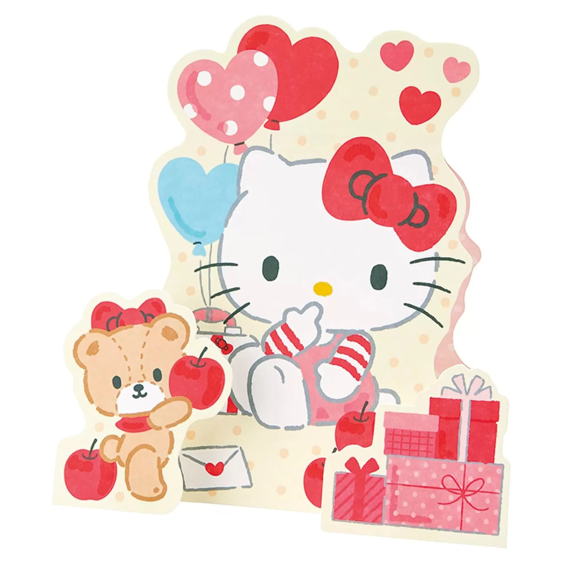 Hello Kitty Stickers And Greeting Card (Small Gift Series)^Japan Original Sale