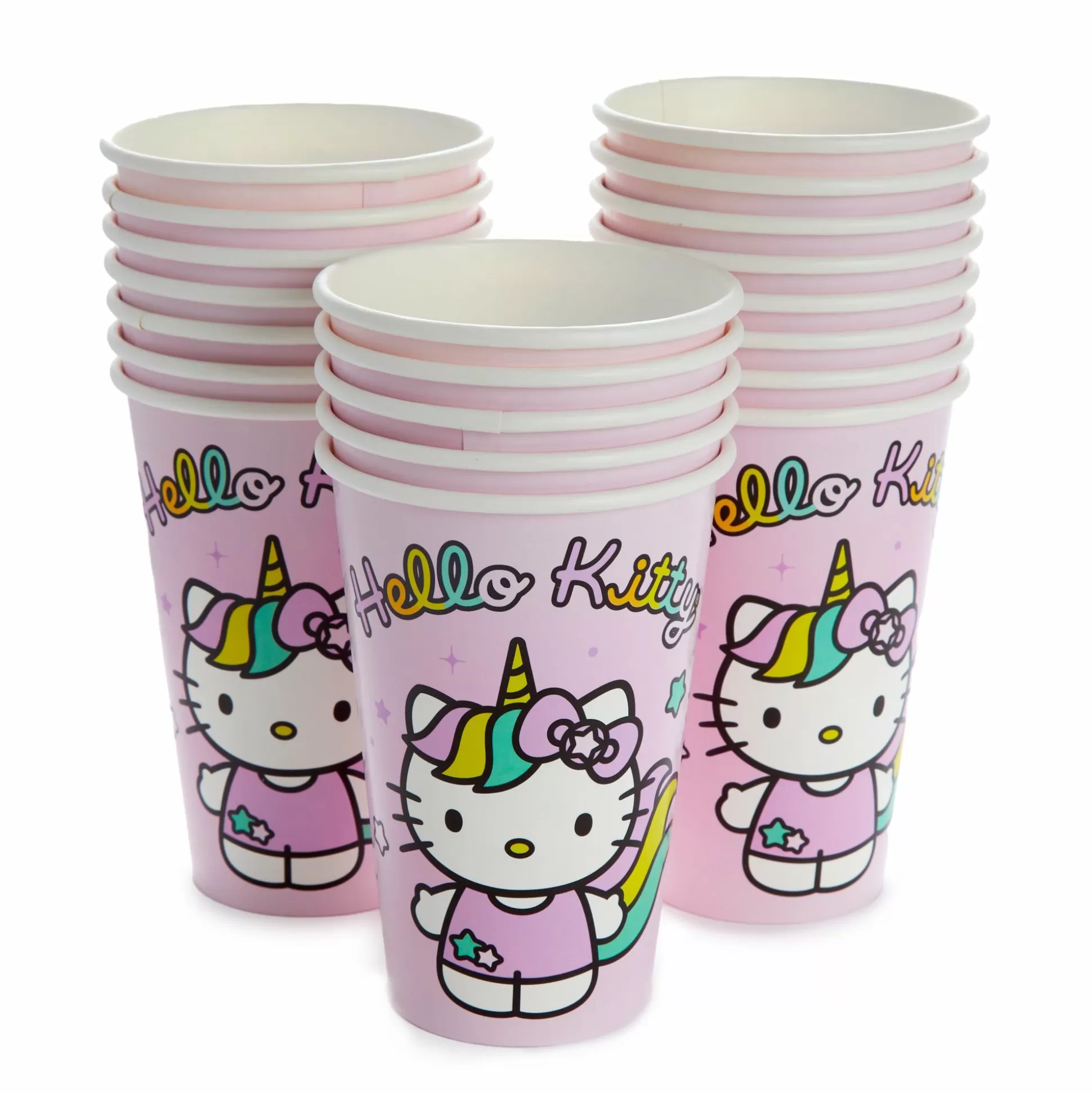 Hello Kitty Unicorn Rainbow 60-Pc Party Pack^Silver Buffalo LLC Fashion