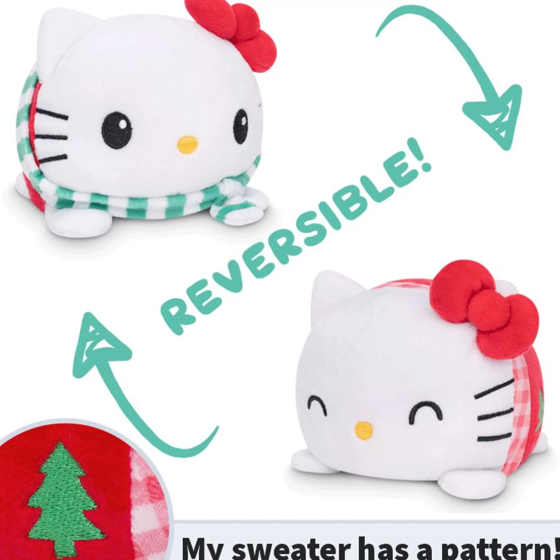 Hello Kitty Winter Scarf 2-In-1 Reversible Plush^Tee Turtle LLC Online