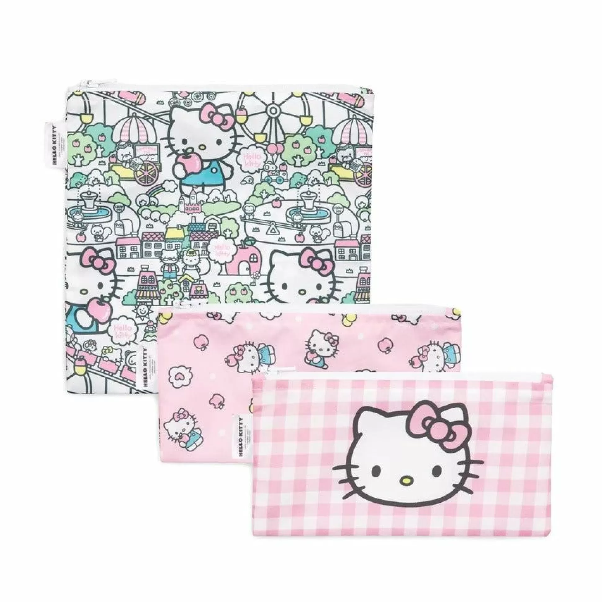 Hello Kitty X Reusable 3-Piece Snack Bag Set^BUMKINS Store