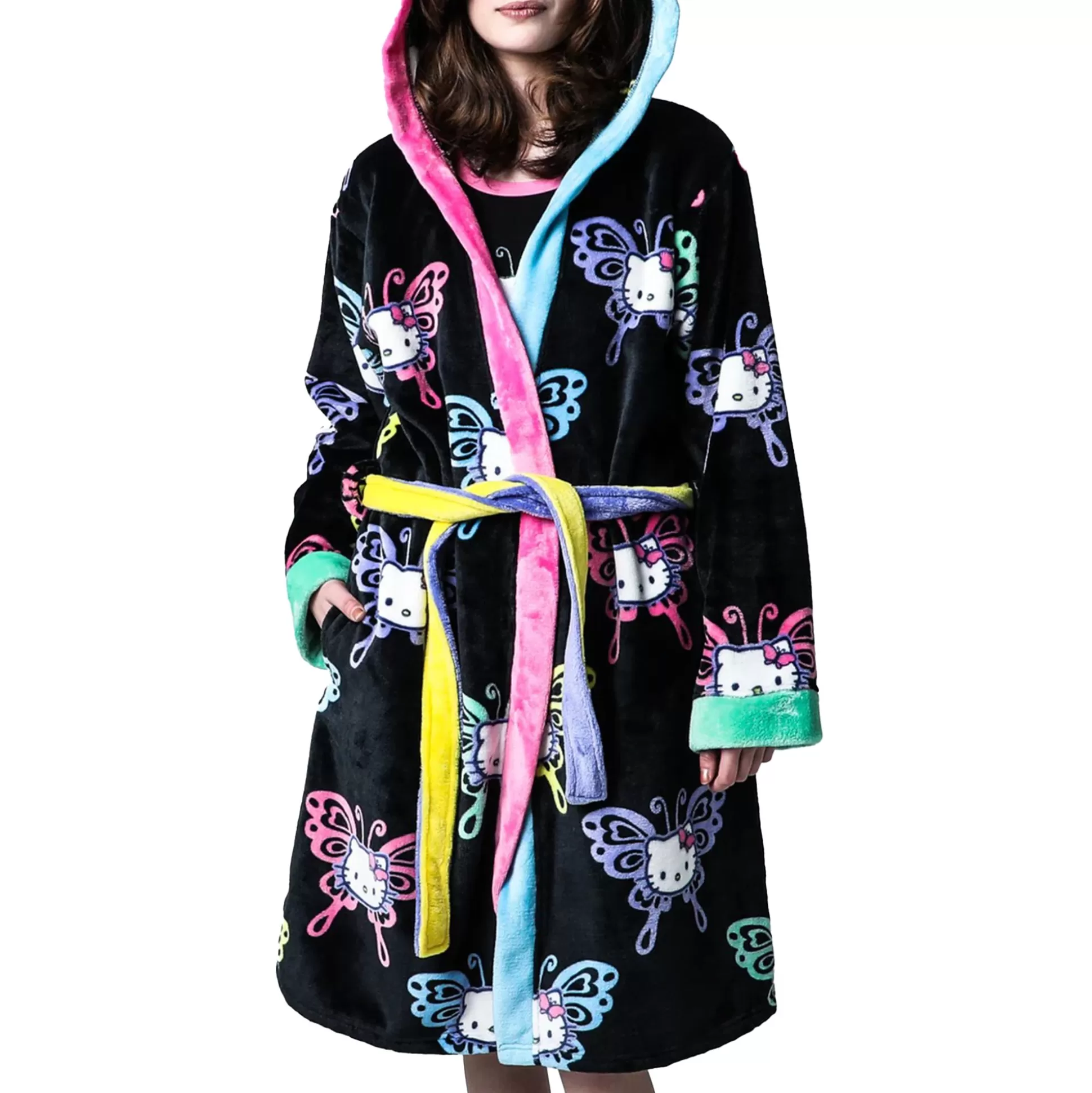 Hello Kitty X Dumbgood Butterfly Robe^BIOWORLD Clearance