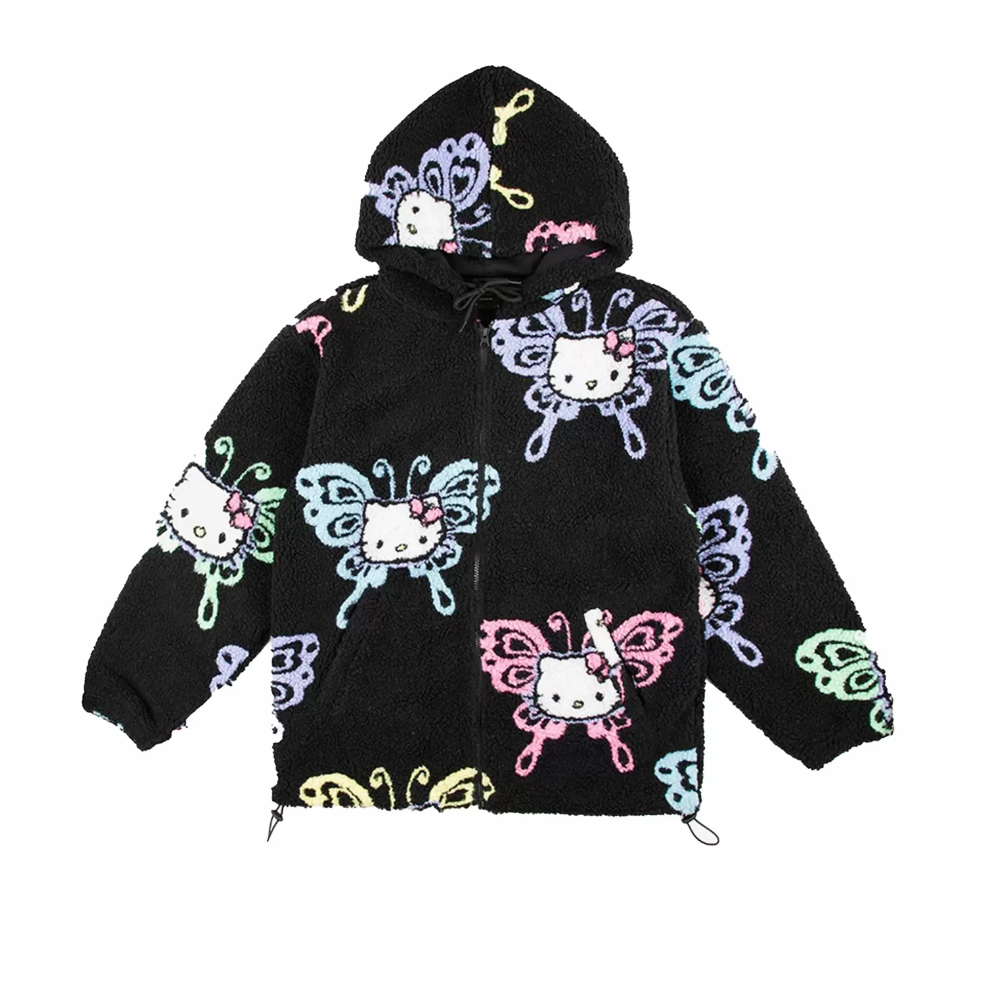 Hello Kitty X Dumbgood Butterfly Sherpa Hoodie^BIOWORLD Store