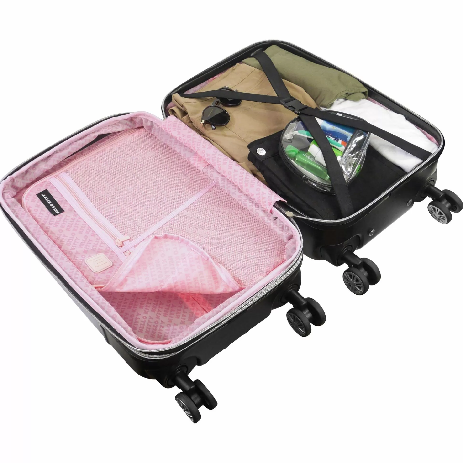 Hello Kitty X Ful 21" Hardshell Carry-On Luggage In Black^Concept 1 Fashion