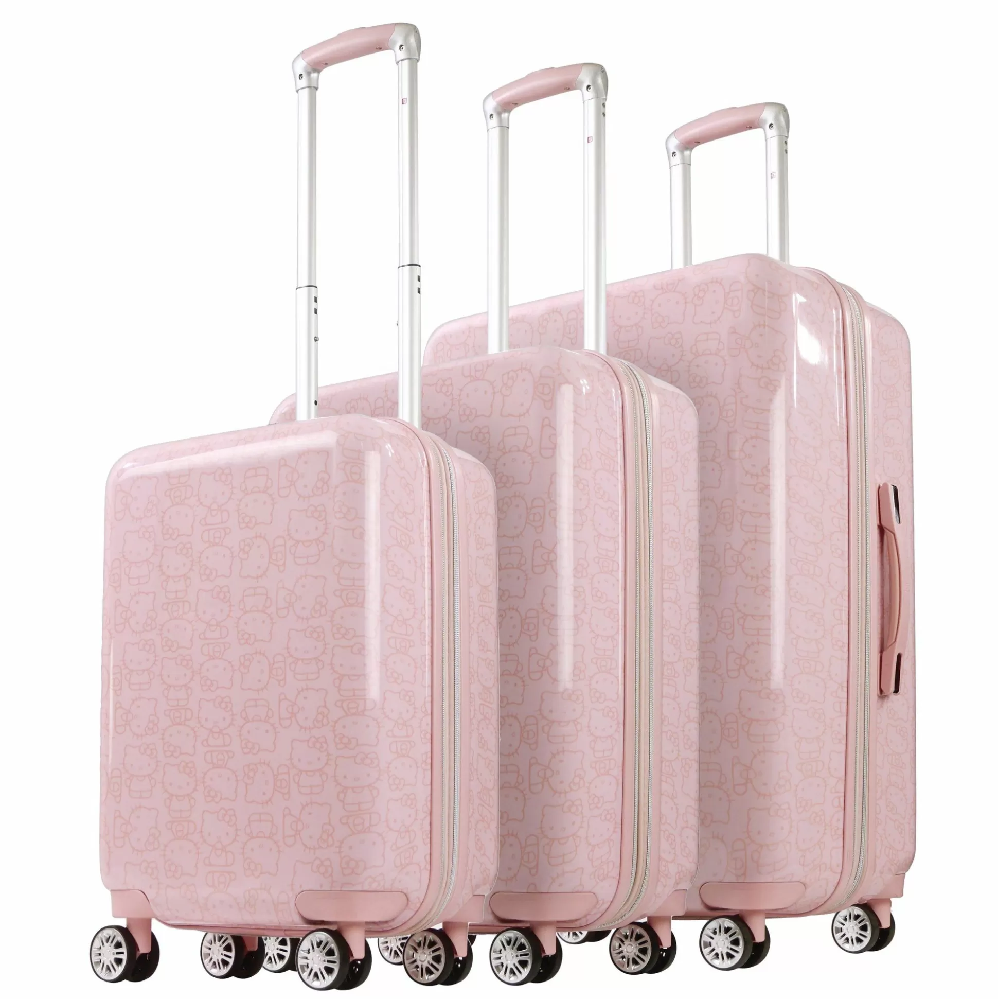 Hello Kitty X Ful 3-Piece Hardshell Luggage Set In Pink^Concept One Shop