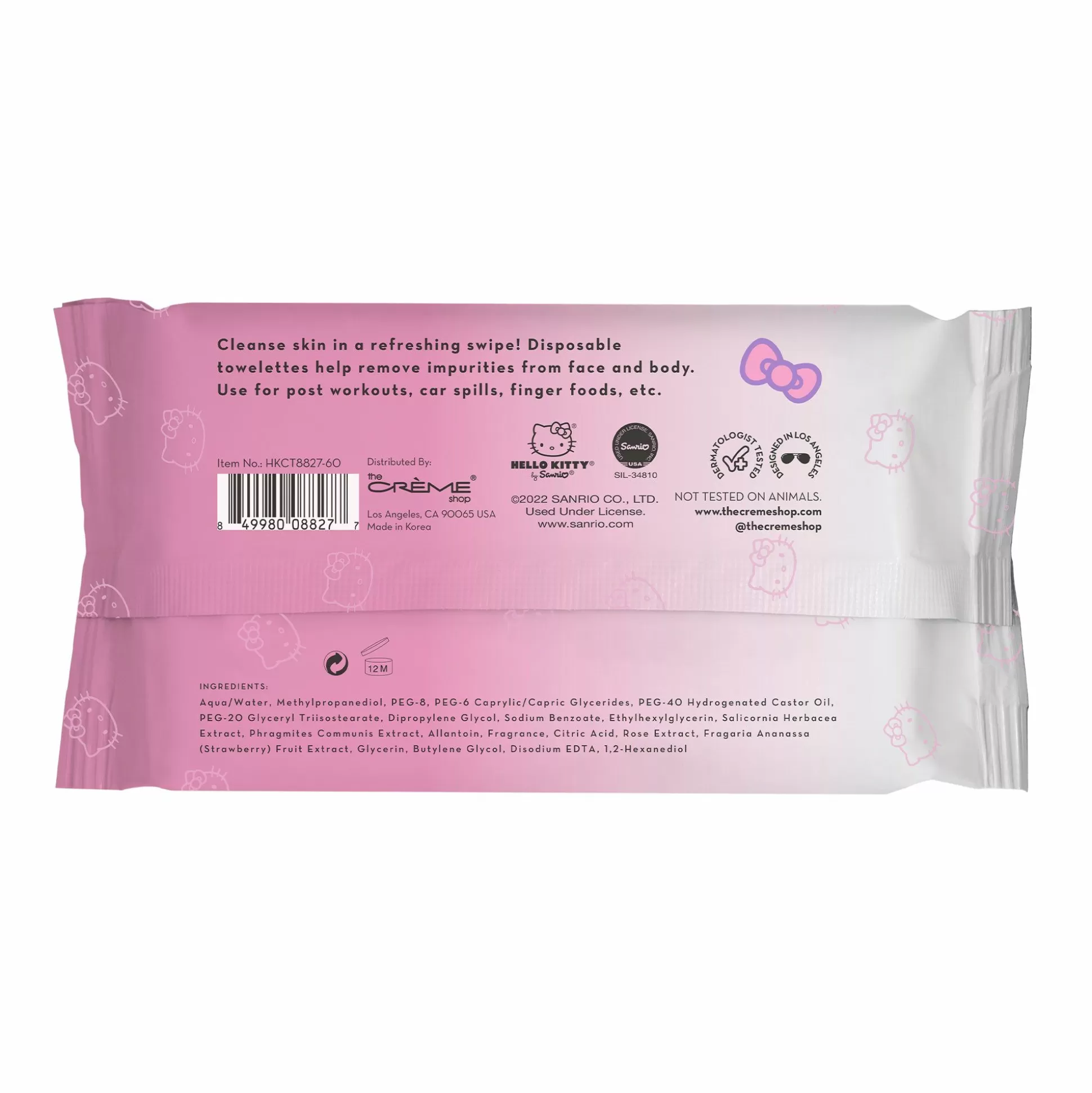 Hello Kitty X The Cr Me Shop Complete Cleansing Towelettes^The Crème Shop Cheap