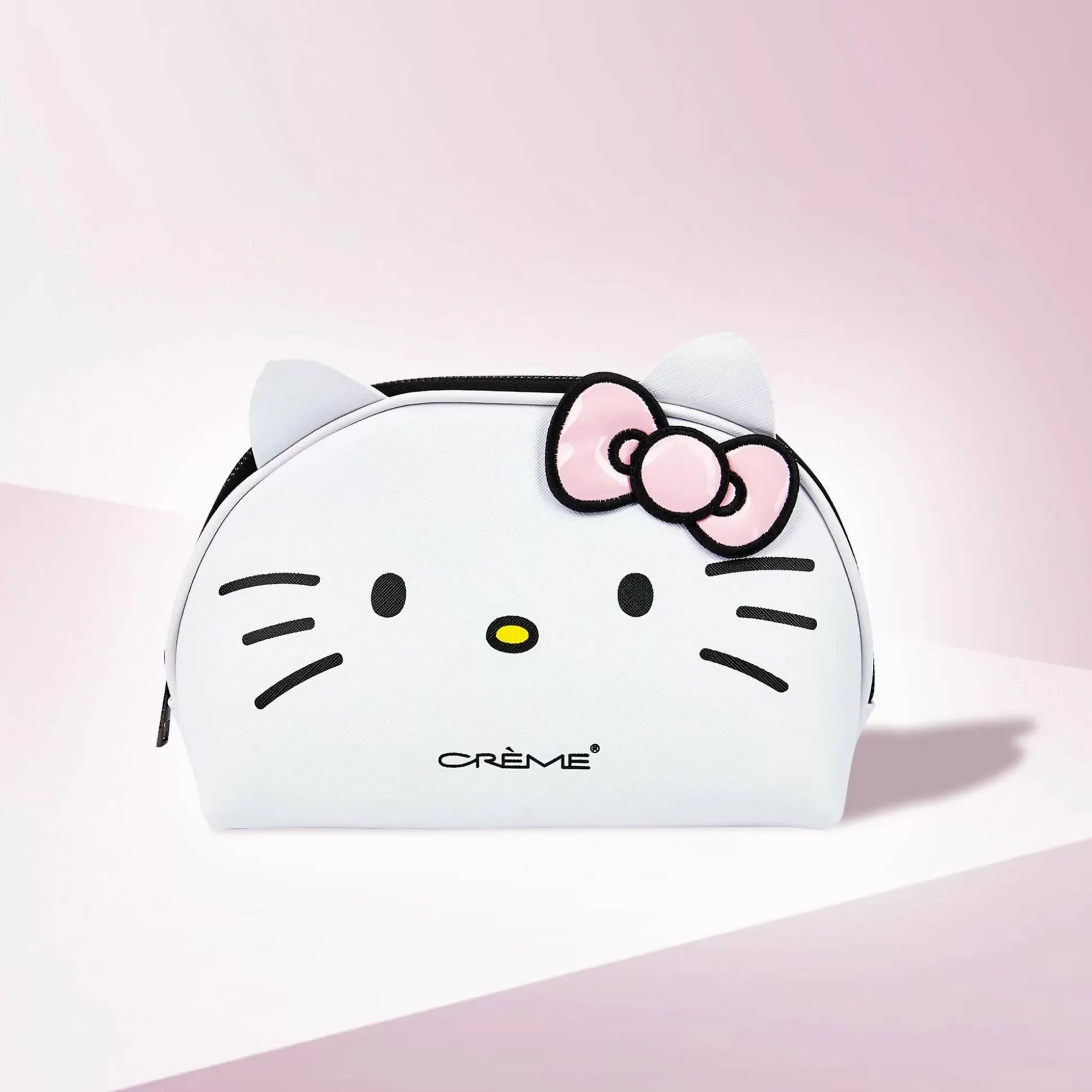 Hello Kitty X The Cr Me Shop Dome Makeup Travel Pouch (Pink)^The Crème Shop Shop