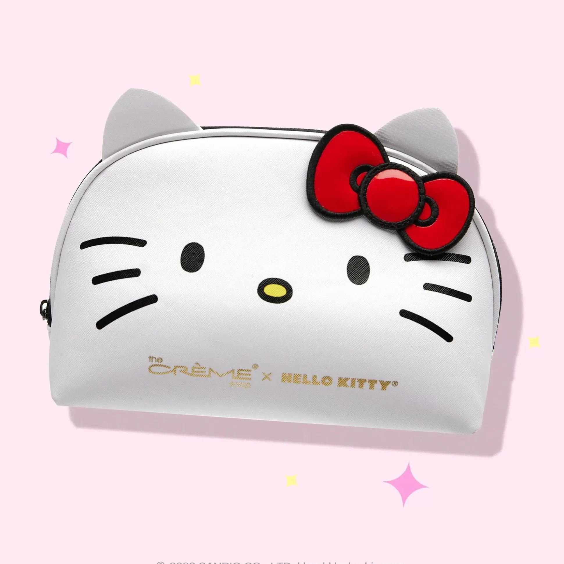 Hello Kitty X The Cr Me Shop Dome Makeup Travel Pouch (Red)^The Crème Shop Cheap