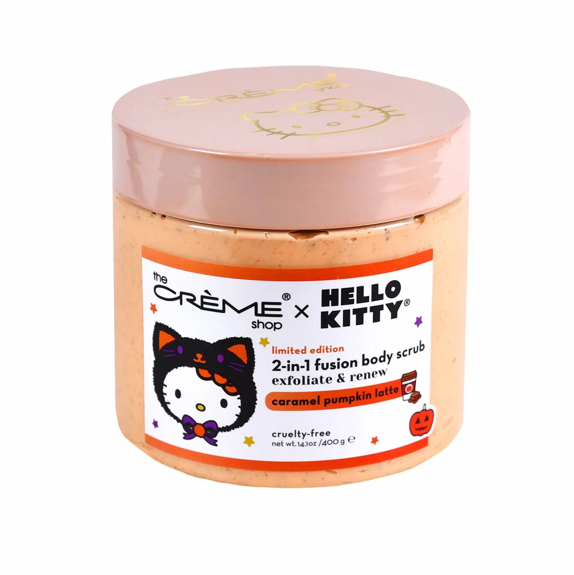 Hello Kitty X The Cr Me Shop Fusion Body Scrub (Caramel Pumpkin Latte)^The Crème Shop Online