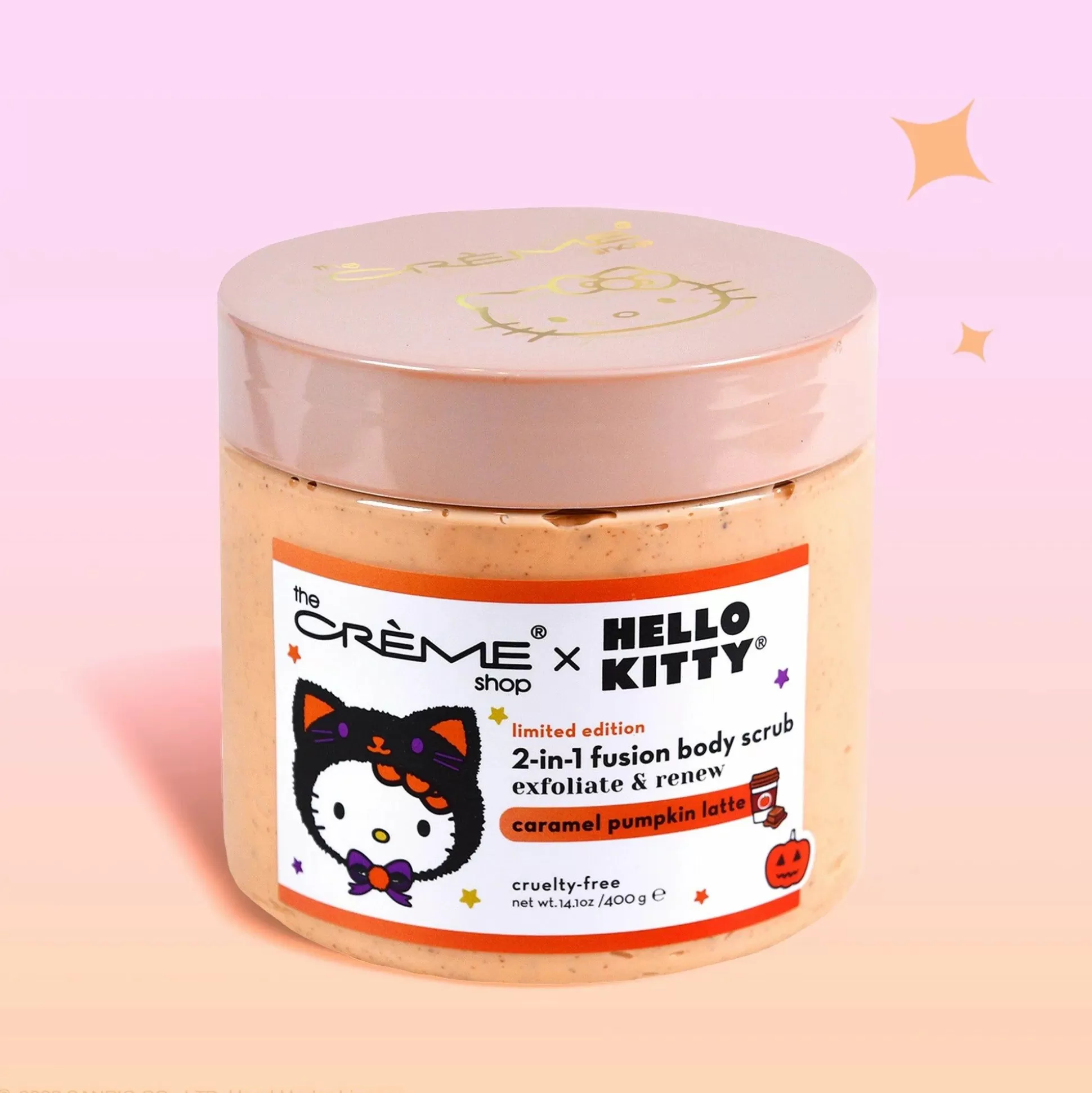 Hello Kitty X The Cr Me Shop Fusion Body Scrub (Caramel Pumpkin Latte)^The Crème Shop Online