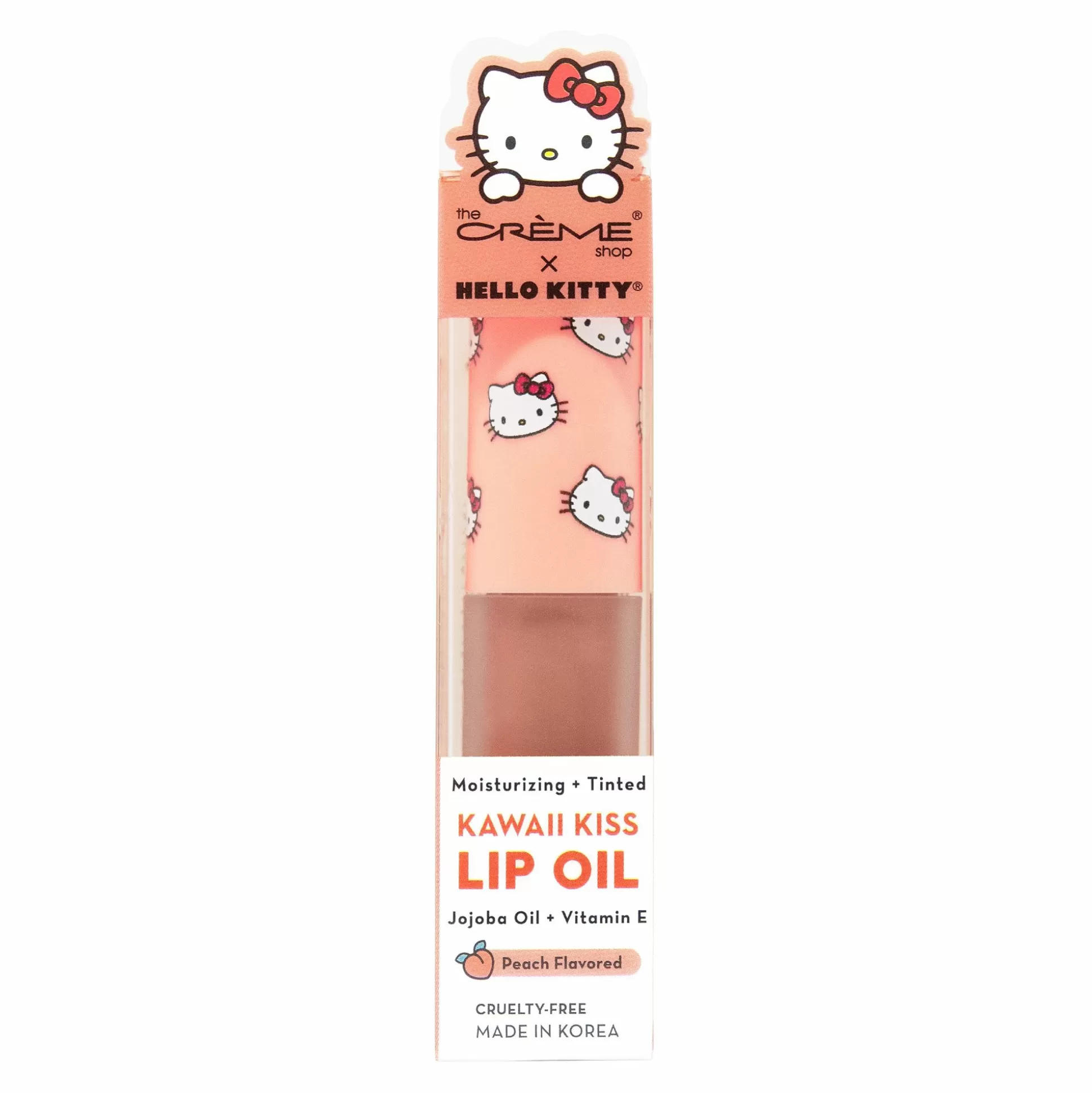 Hello Kitty X The Cr Me Shop Kawaii Kiss Moisturizing Lip Oil (Peach)^The Crème Shop Online