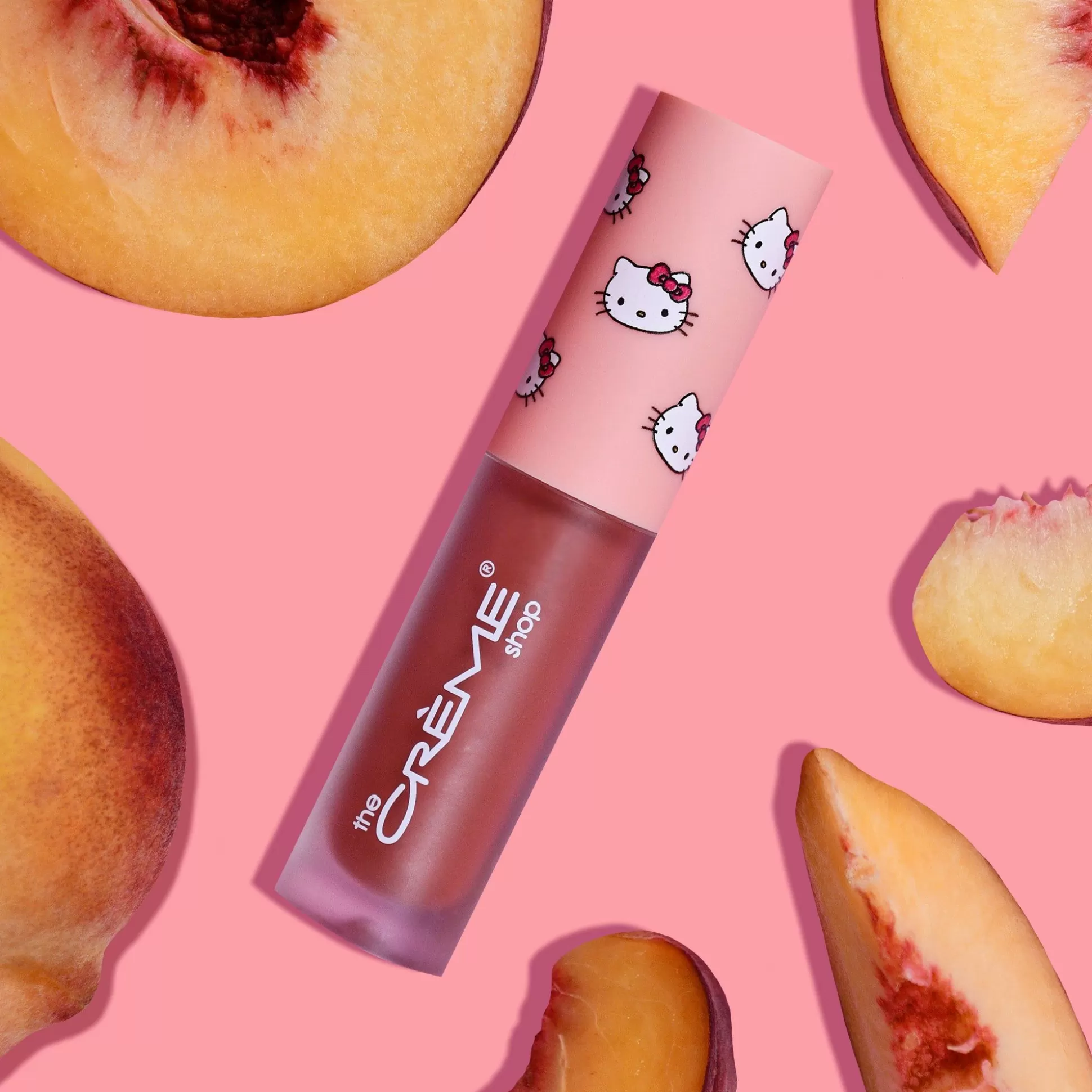 Hello Kitty X The Cr Me Shop Kawaii Kiss Moisturizing Lip Oil (Peach)^The Crème Shop Online