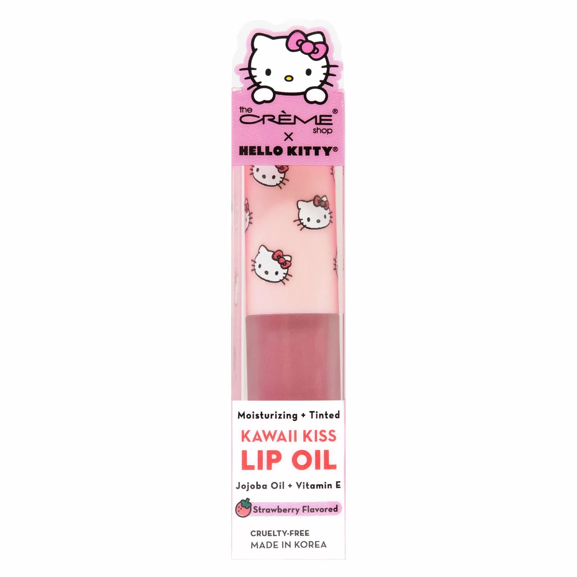Hello Kitty X The Cr Me Shop Kawaii Kiss Moisturizing Lip Oil (Strawberry)^The Crème Shop Hot