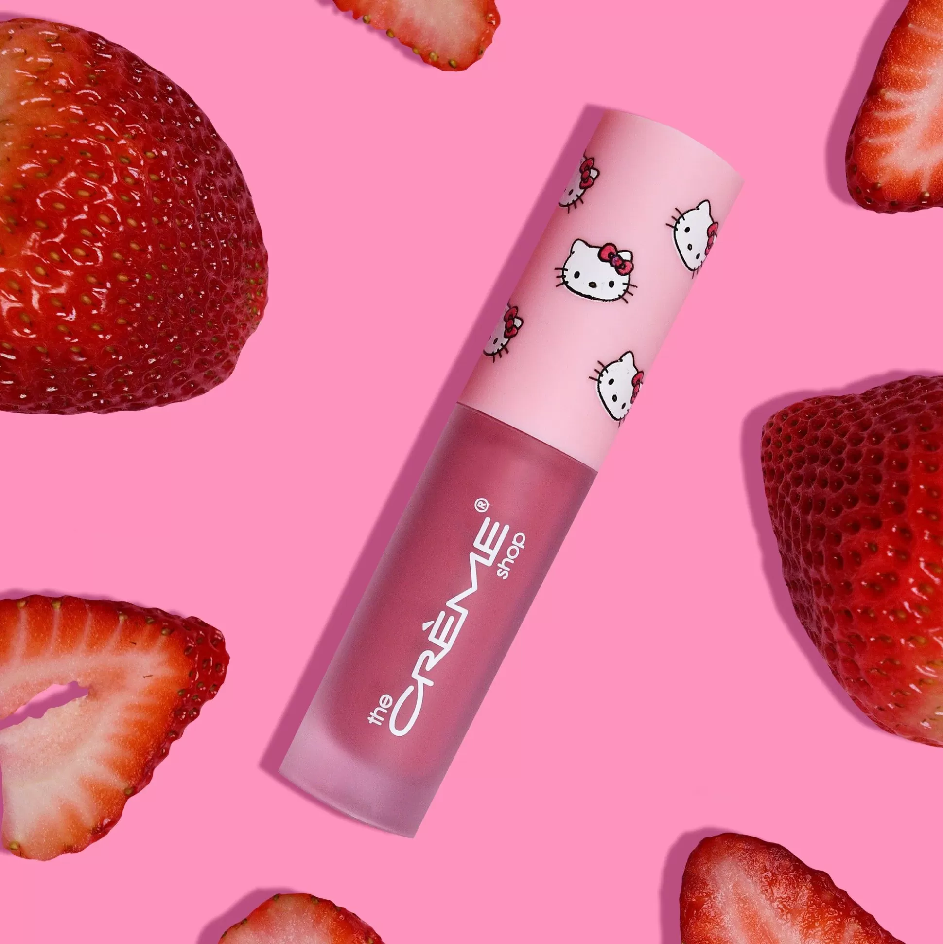 Hello Kitty X The Cr Me Shop Kawaii Kiss Moisturizing Lip Oil (Strawberry)^The Crème Shop Hot