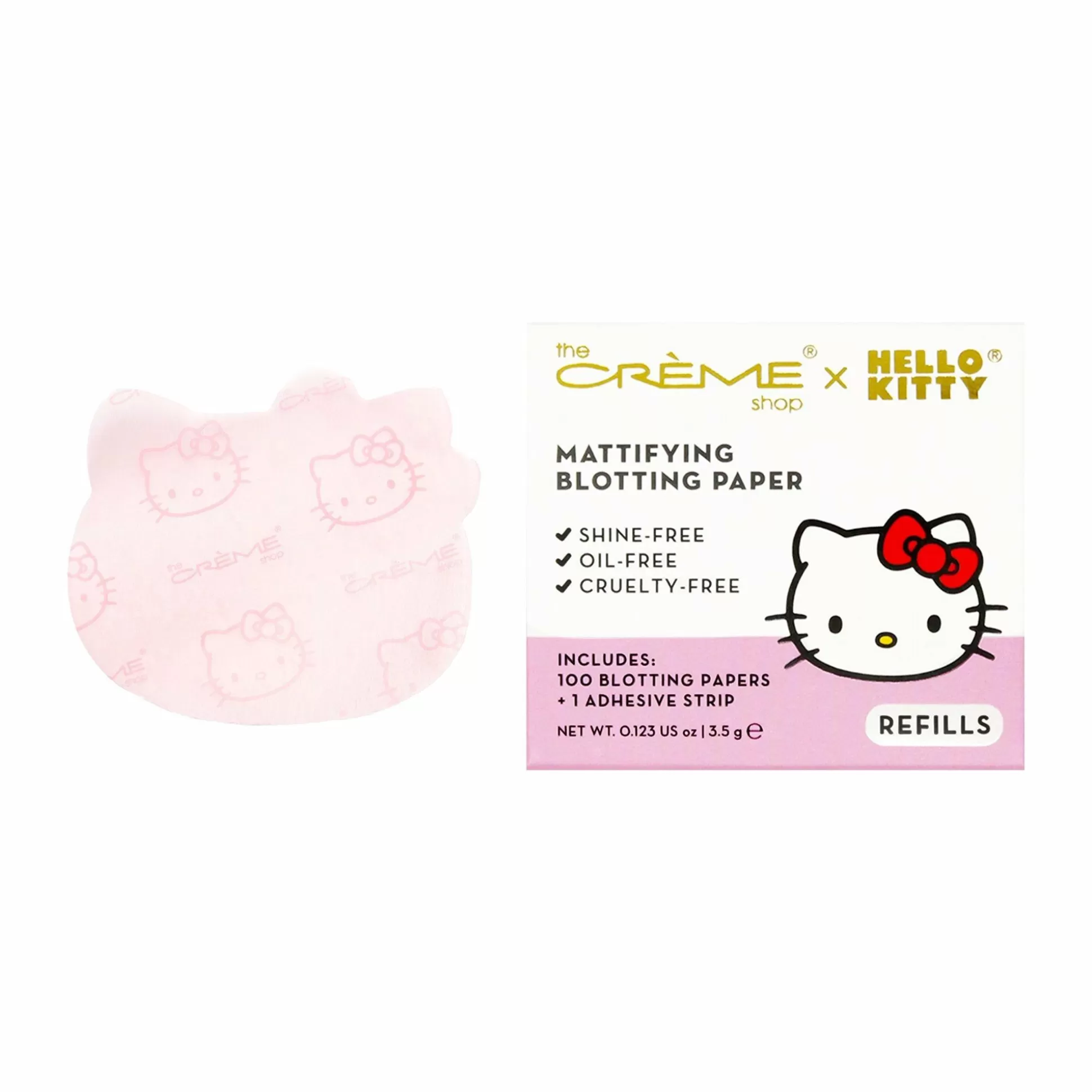 Hello Kitty X The Cr Me Shop Mattifying Blotting Paper Refills^The Crème Shop Clearance