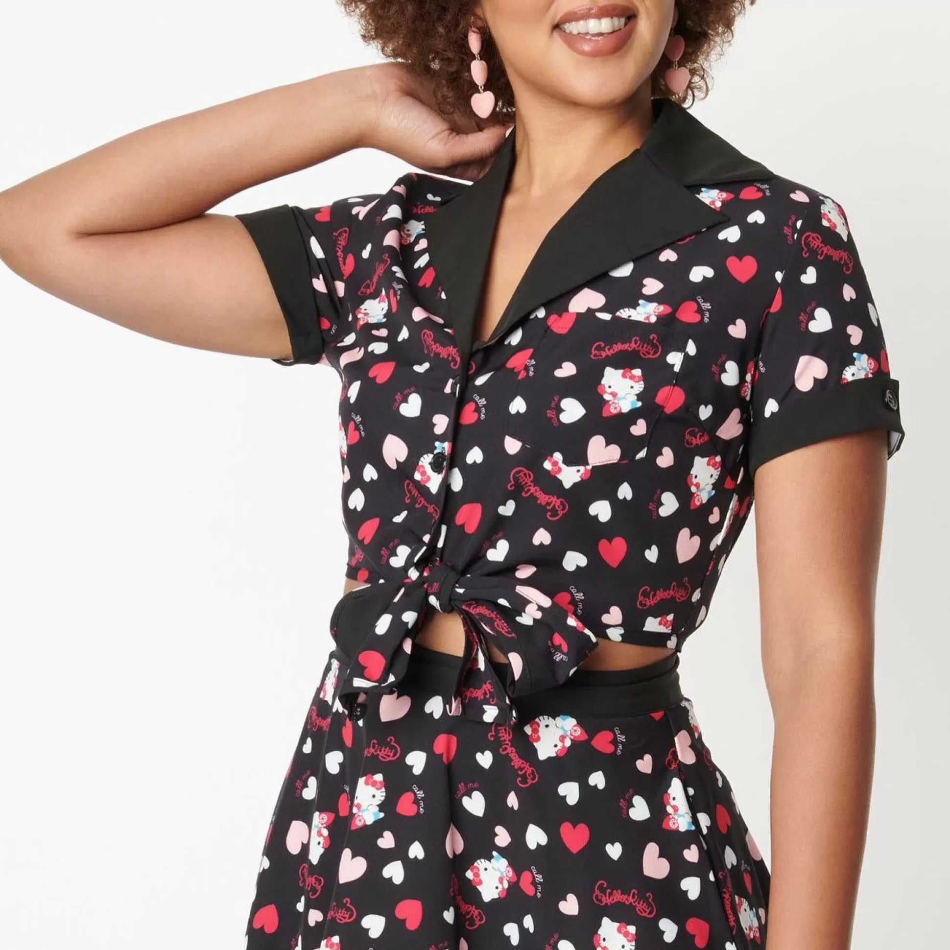 Hello Kitty X Crop Top^Unique Vintage Clearance
