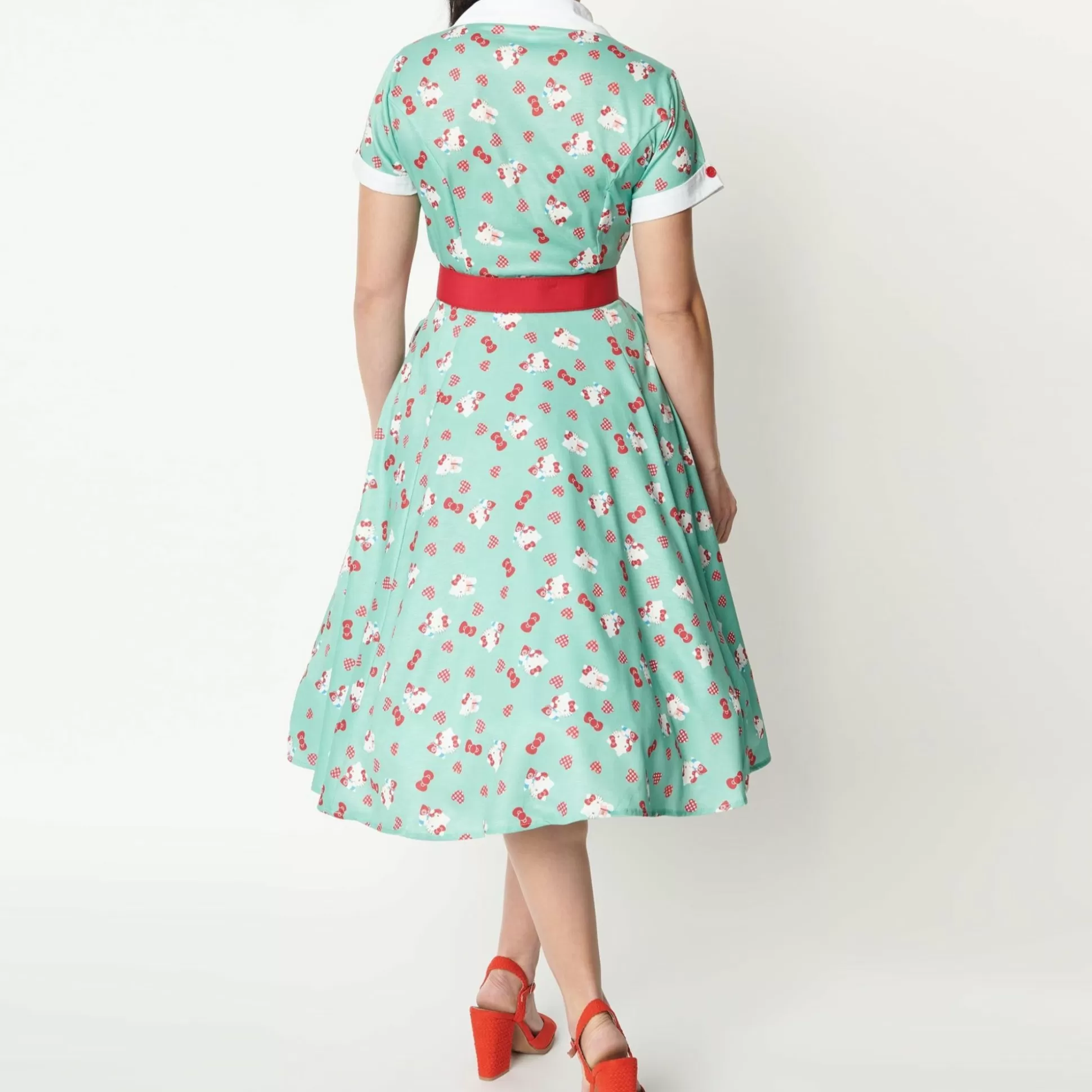 Hello Kitty X Swing Dress (Mint)^Unique Vintage Sale
