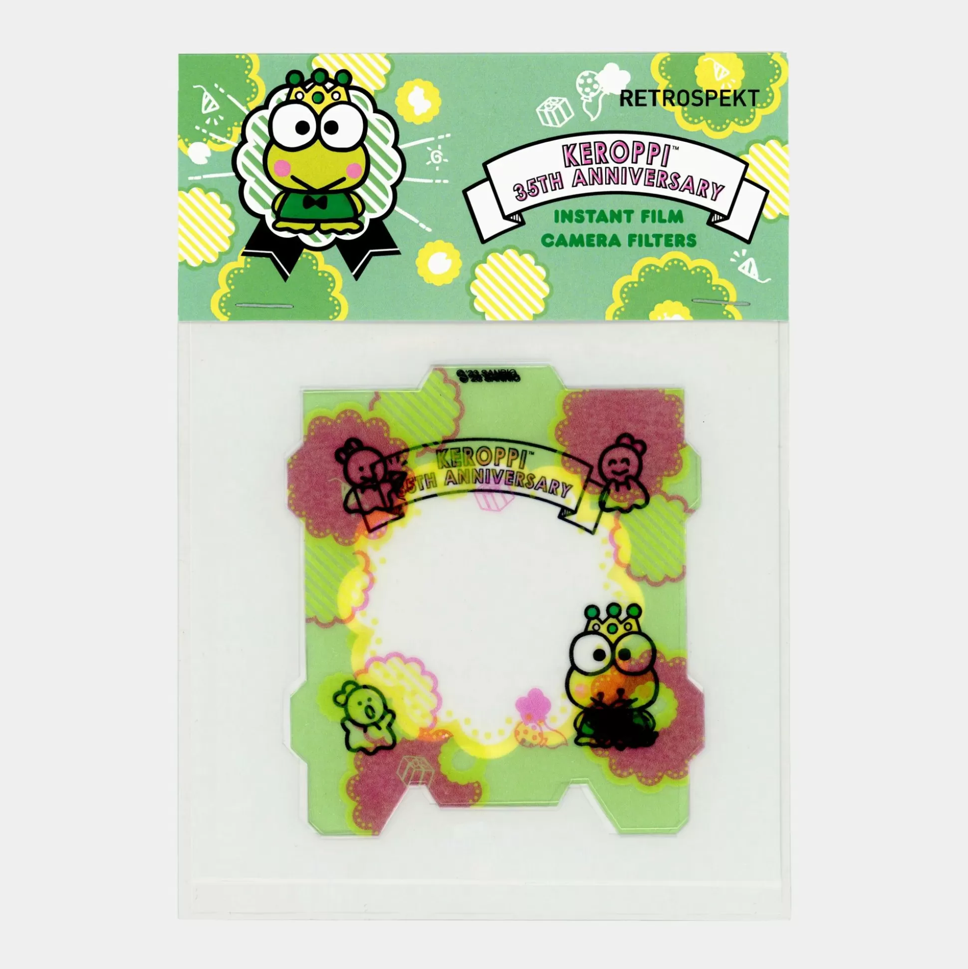 Keroppi 35Th Anniversary Instant Film Photo Filters (5-Pack)^RETROSPEKT Cheap