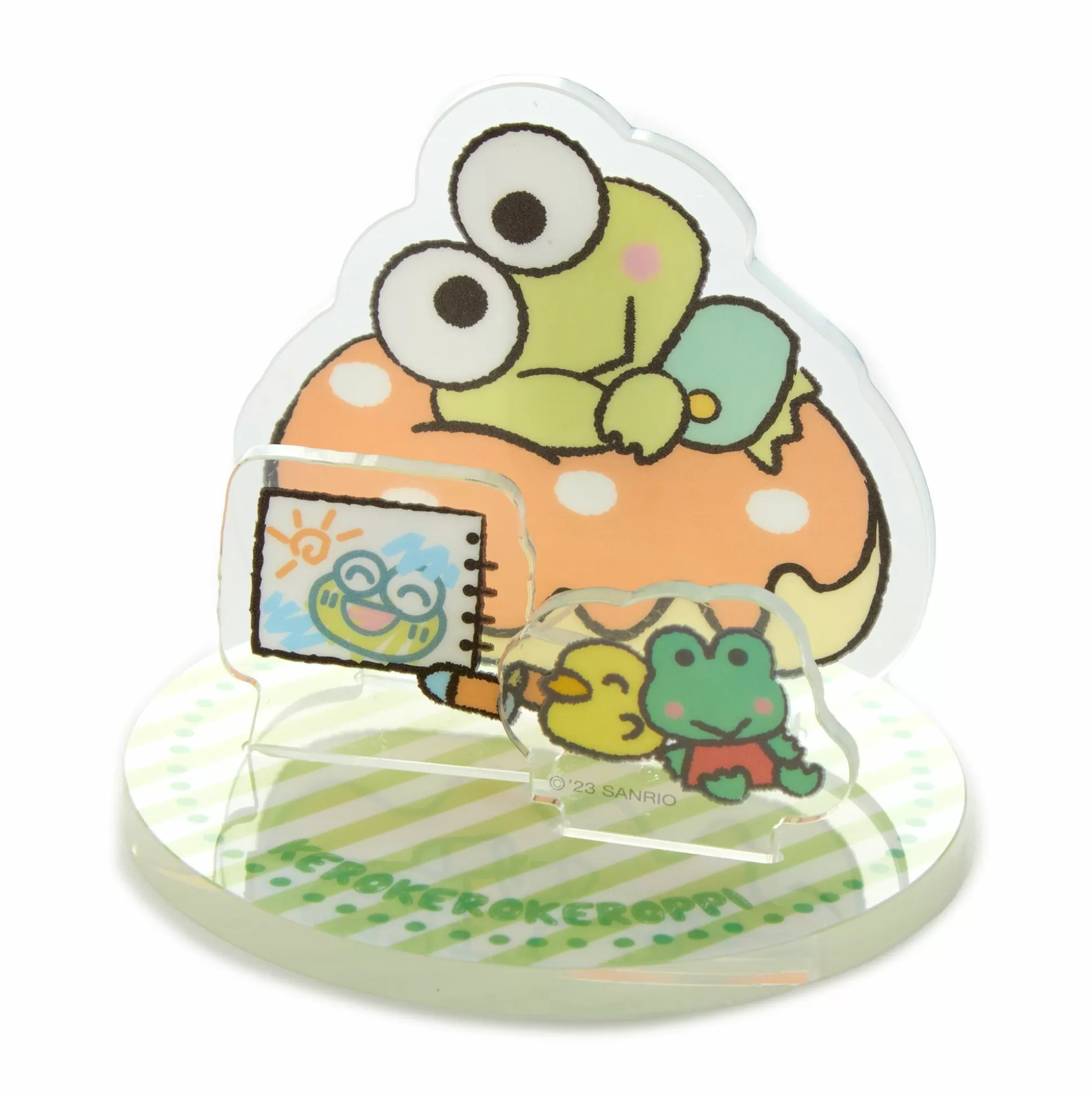 Keroppi Acrylic Clip Stand (Tiny Tots Series)^Global Original New