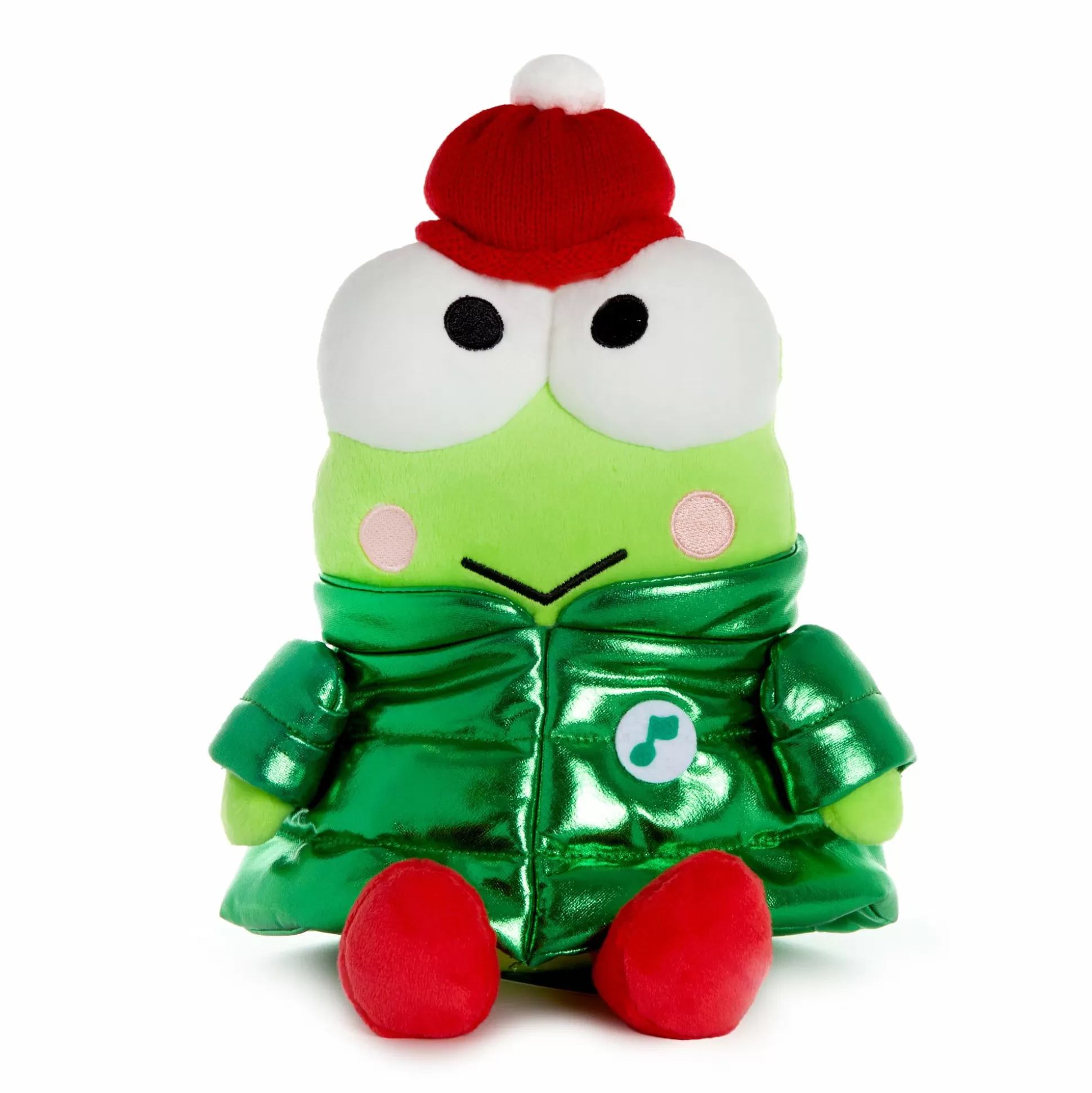 Keroppi Metallic Puffer Jacket 8" Plush^HUNET GLOBAL CREATIONS INC Flash Sale