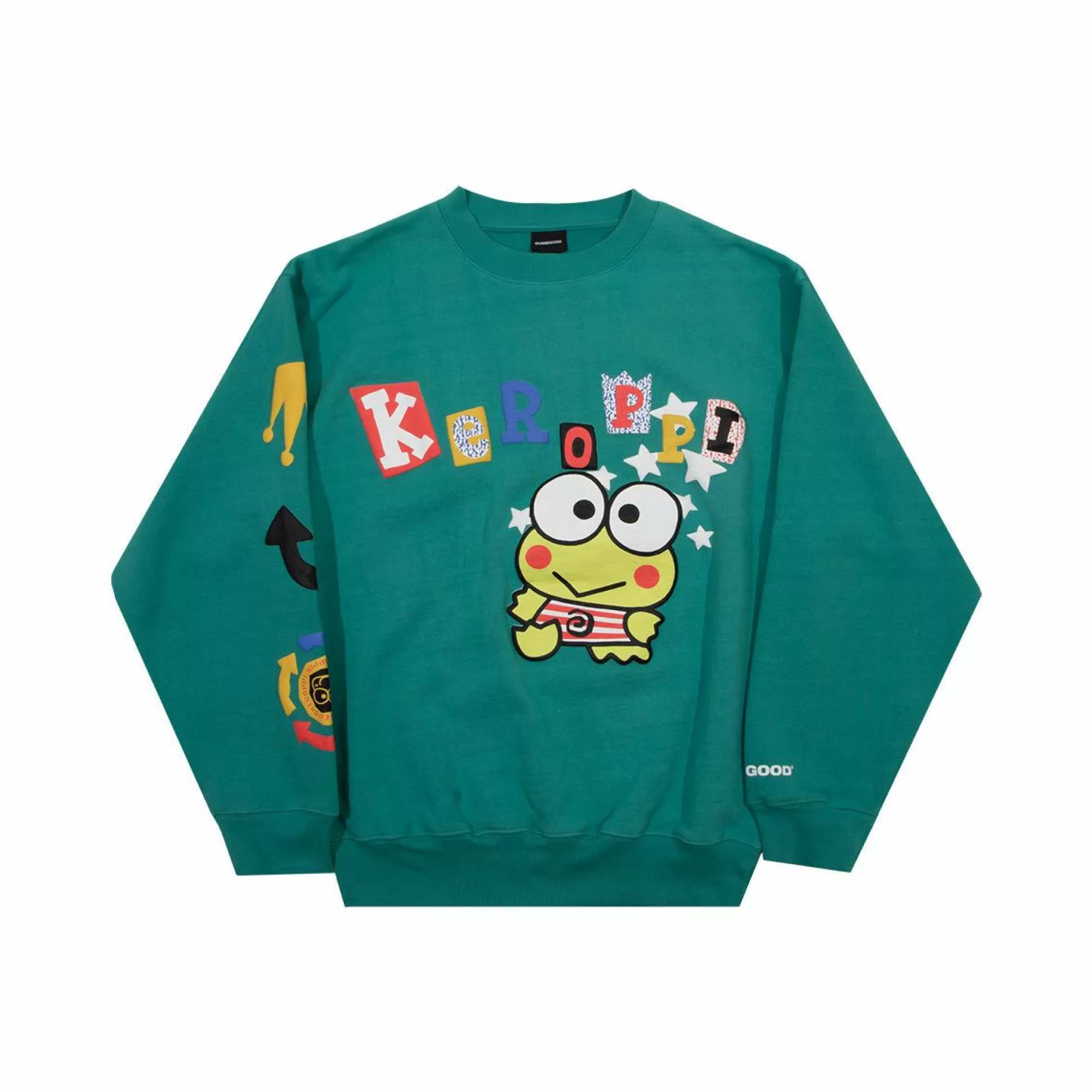 Keroppi Puff Print Sweatshirt^BIOWORLD Fashion