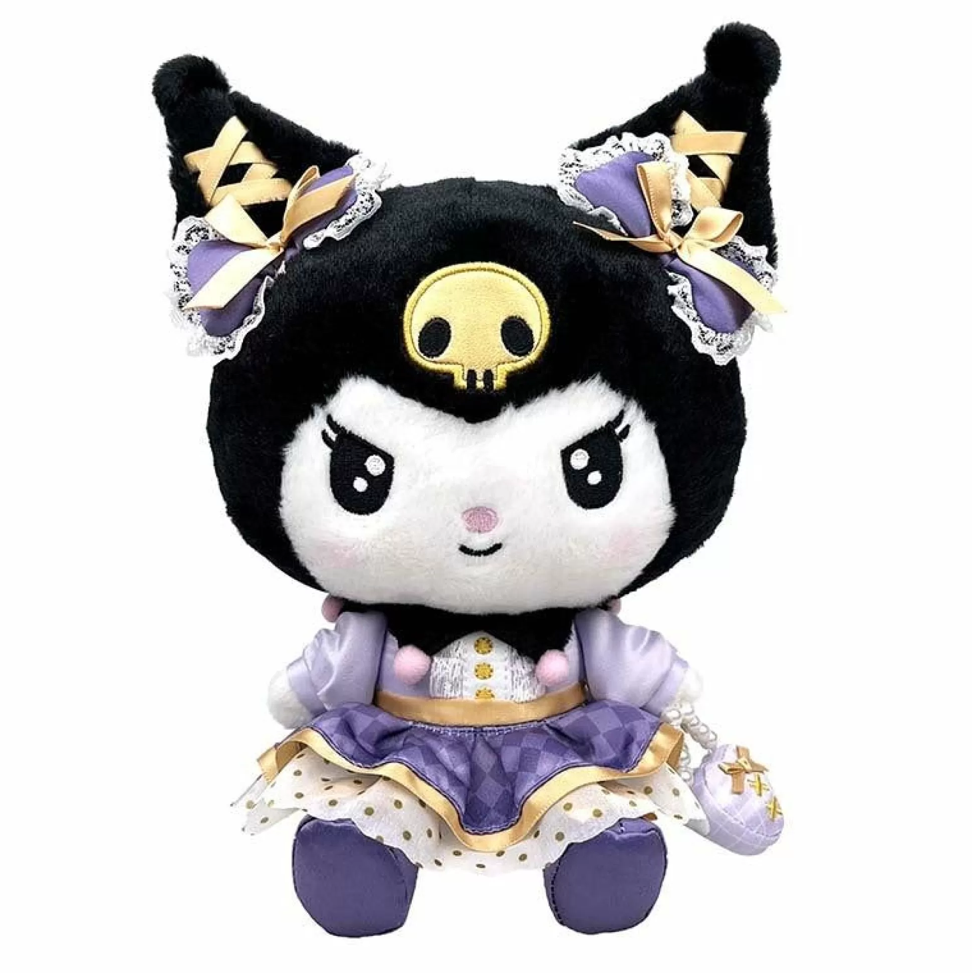 Kuromi 8" Plush (Fancy Ribbons Series)^Global Original Cheap