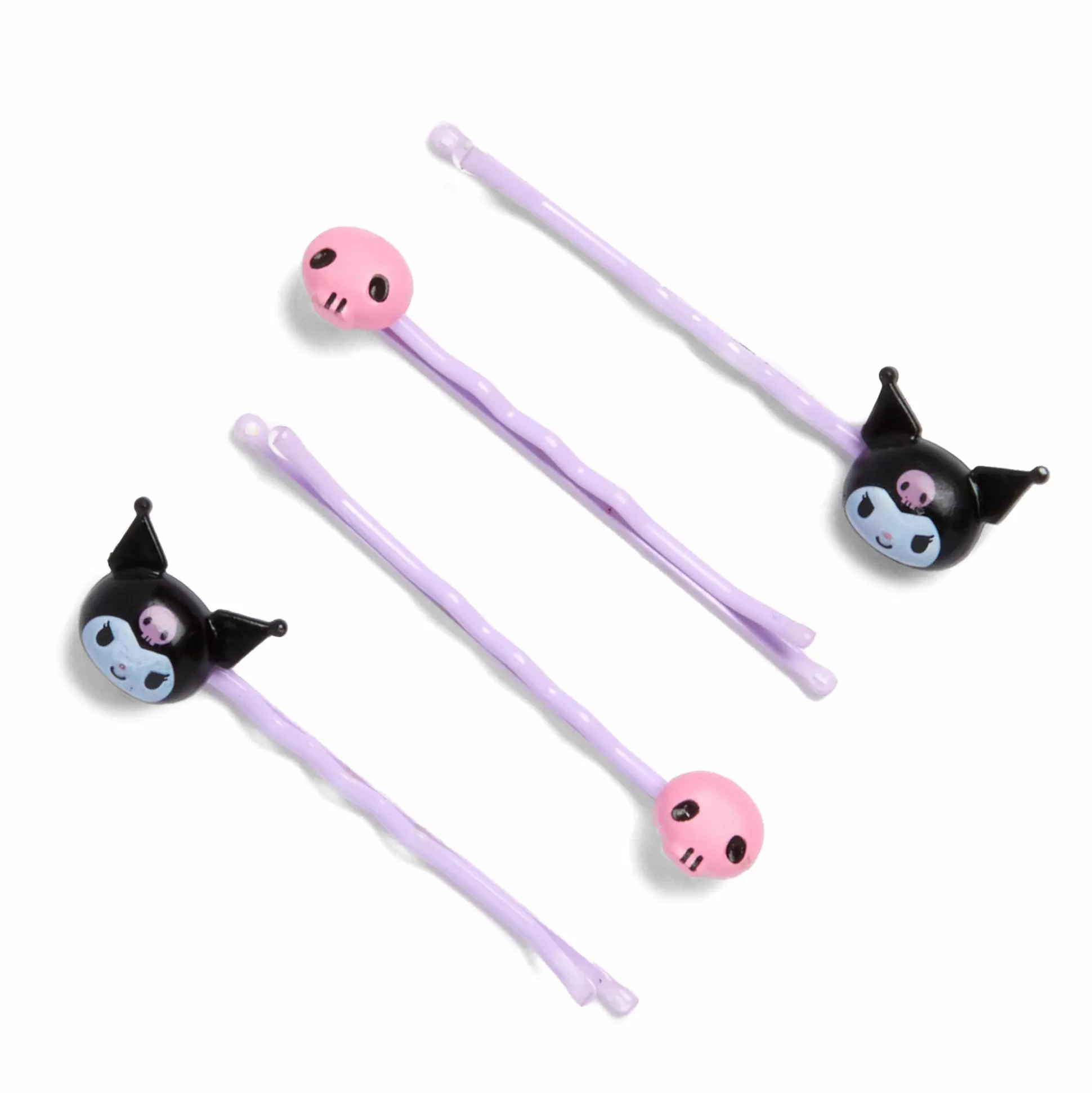 Kuromi Bobby Pins With Carrying Case^Japan Original Fashion