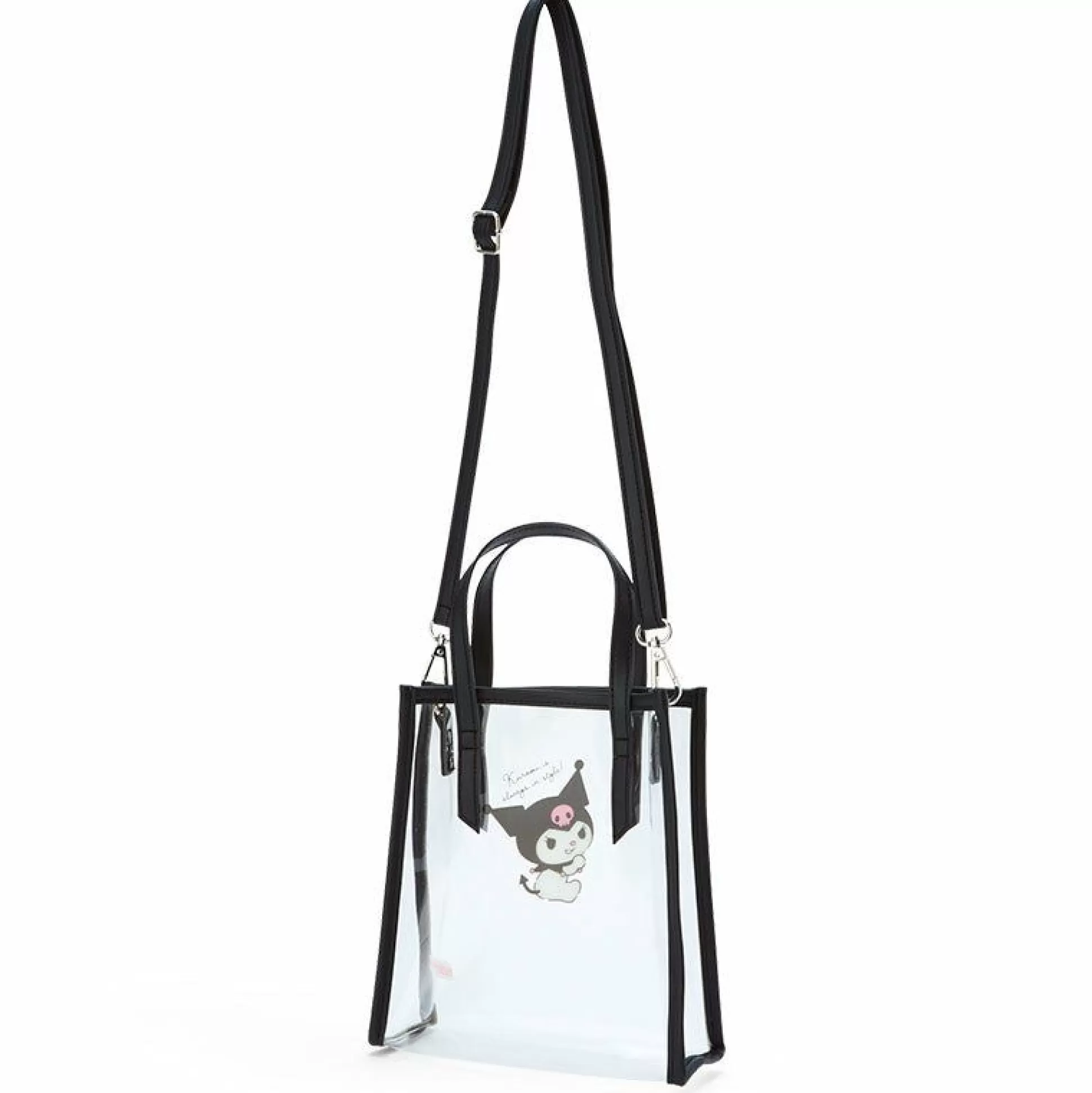 Kuromi Clear Convertible Mini Tote^Japan Original Cheap