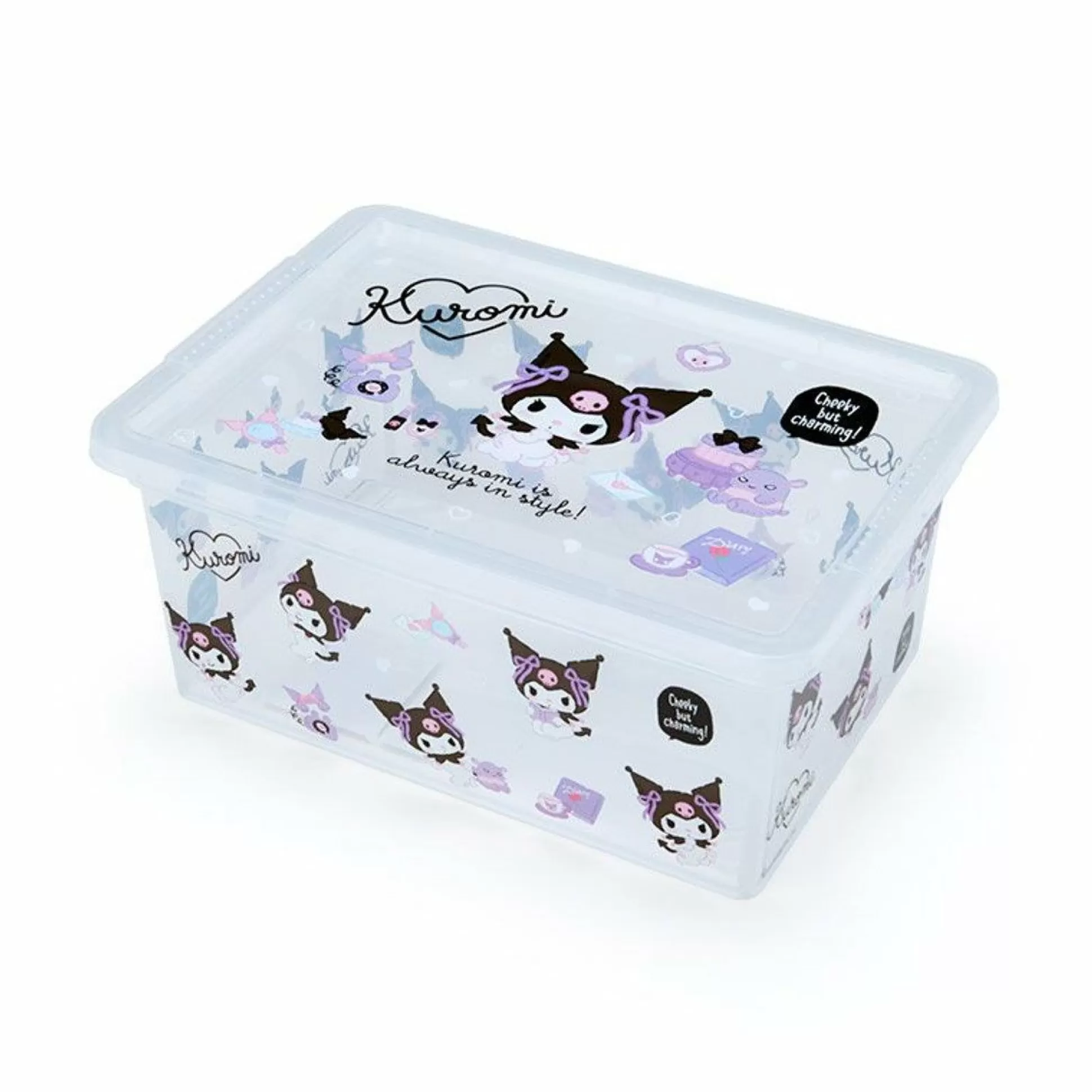 Kuromi Clear Storage Box^Japan Original Store