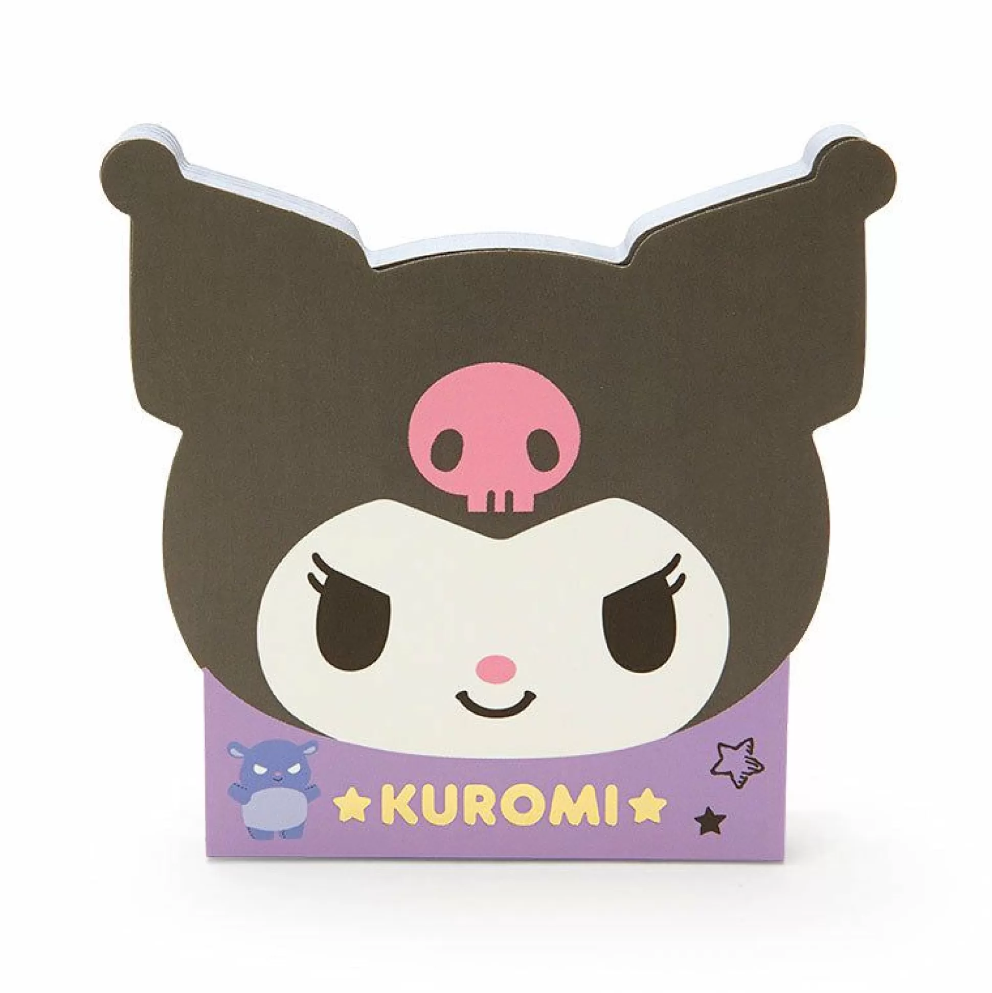 Kuromi Die-Cut Memo Pad^Japan Original Shop