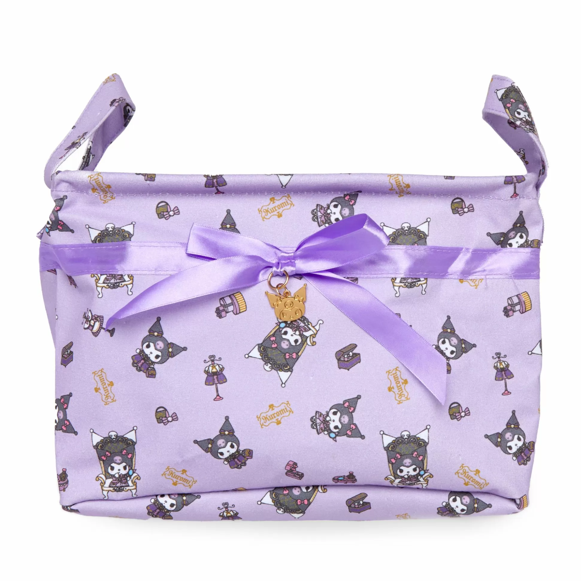 Kuromi Fabric Storage Bin (Royal Princess Series)^Global Original New