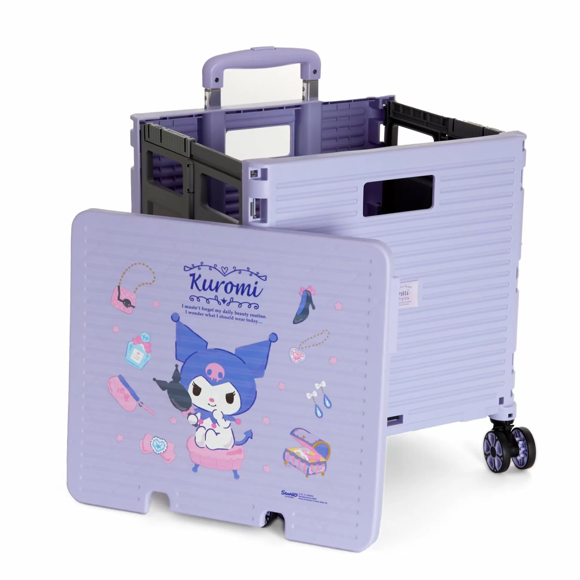 Kuromi Foldable Rolling Cart (Beauty Routine)^Global Original Clearance