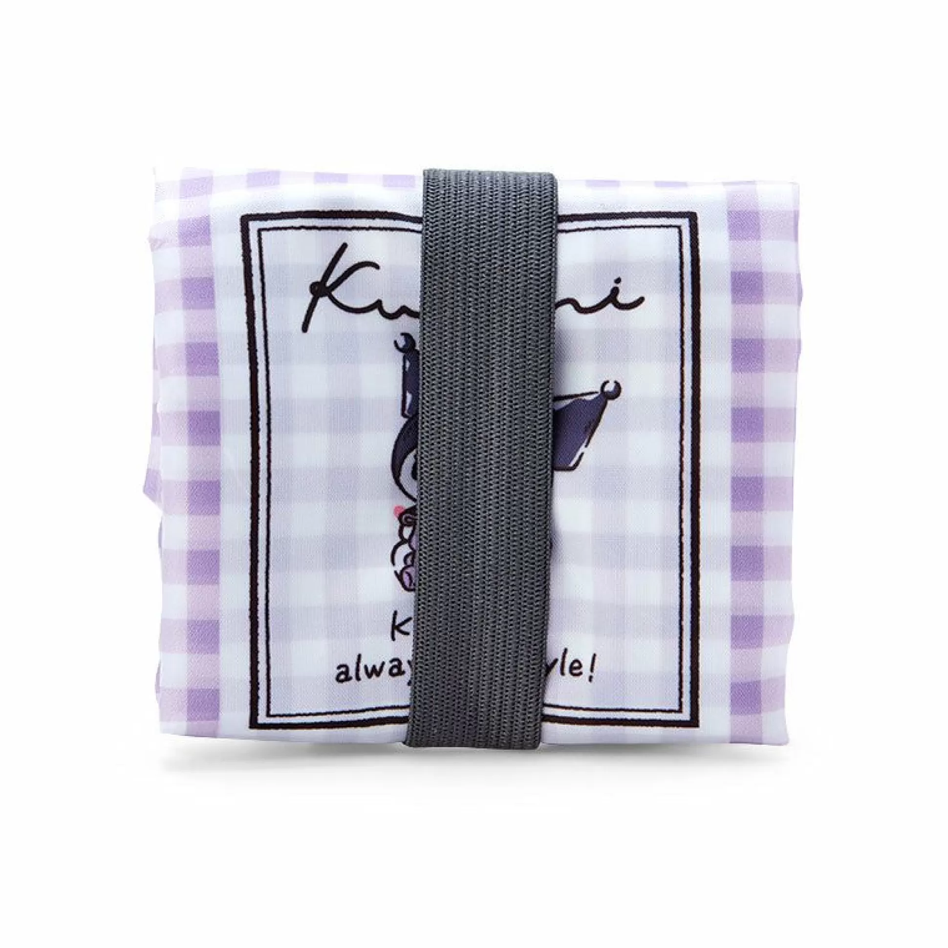 Kuromi Gingham Reusable Tote Bag^Japan Original Shop