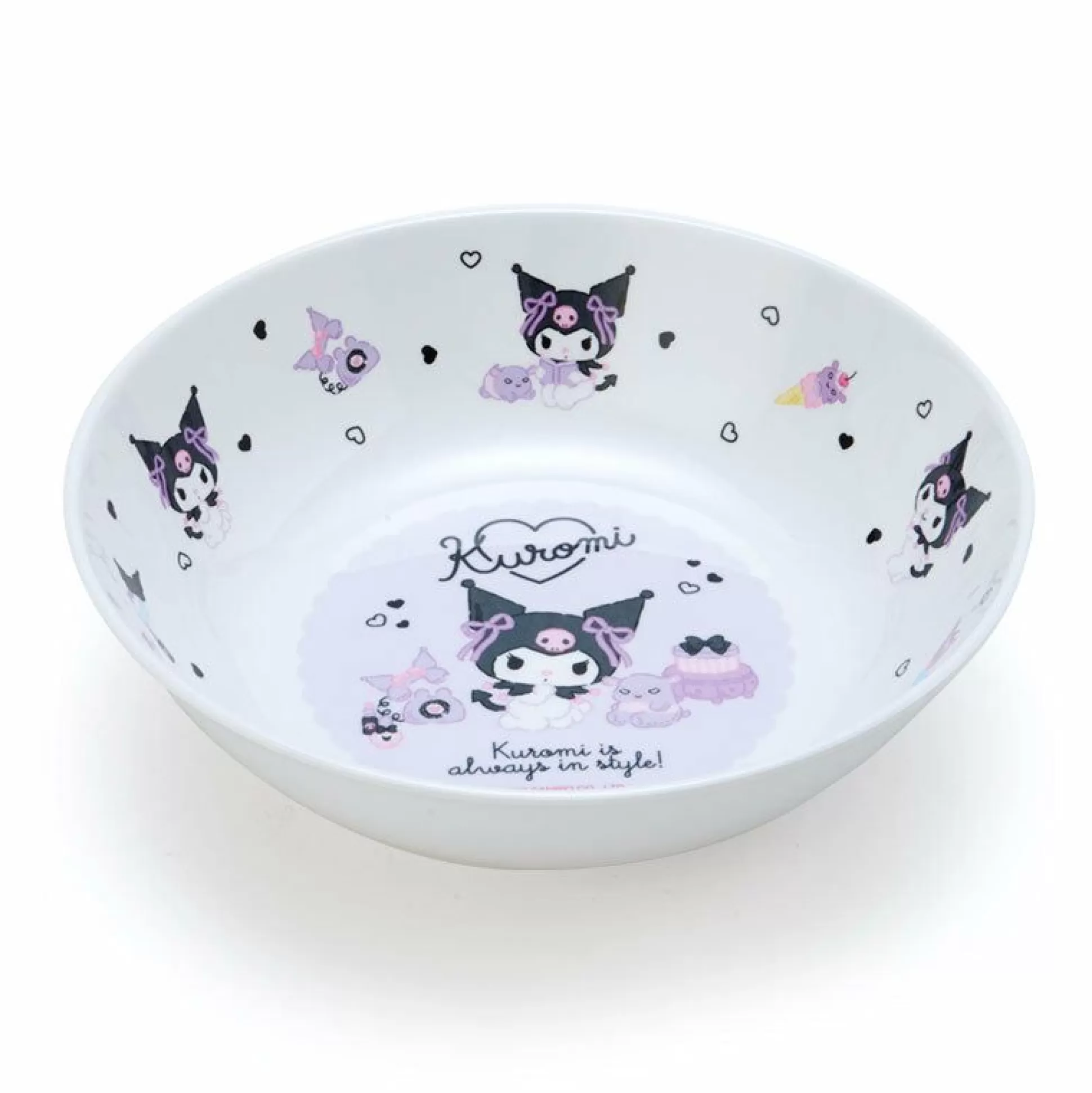 Kuromi Melamine Dish^Japan Original Clearance