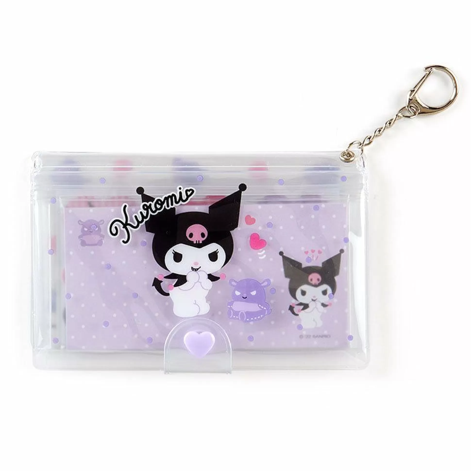 Kuromi Memo Pad With Keychain Case^Japan Original Best Sale