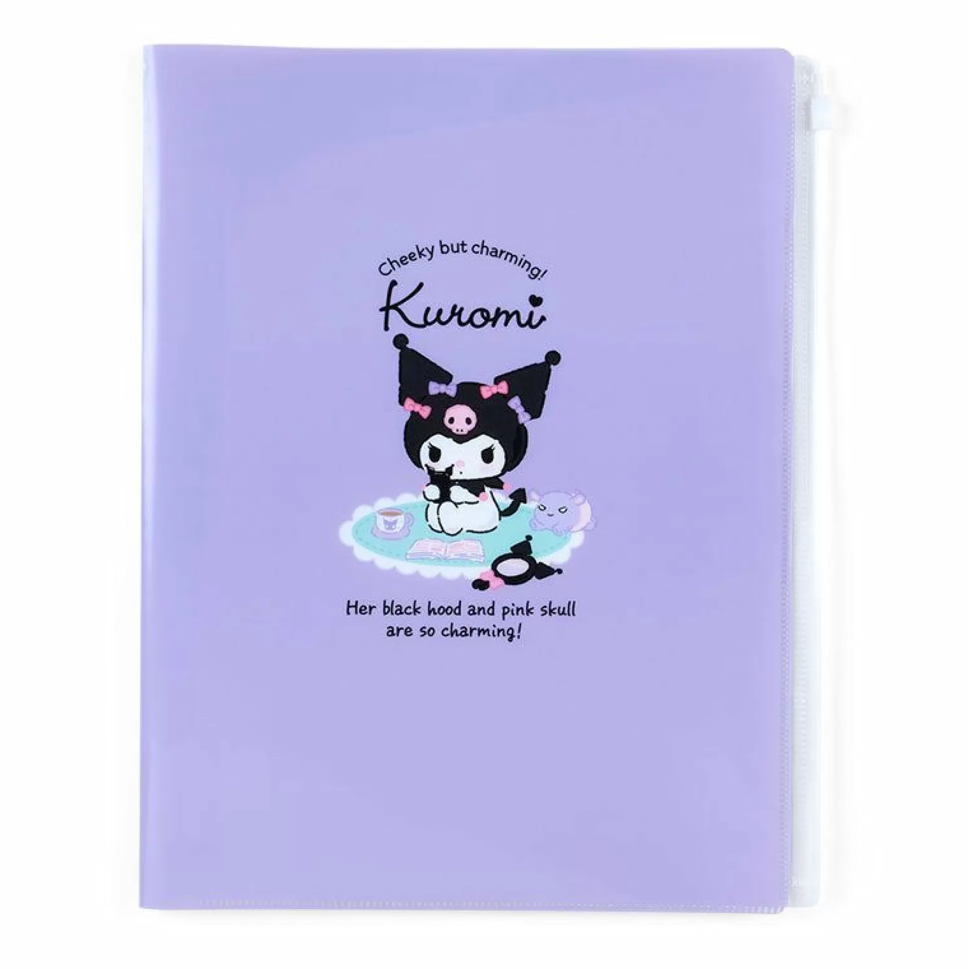 Kuromi Multi-Pocket File Folder^Japan Original Shop