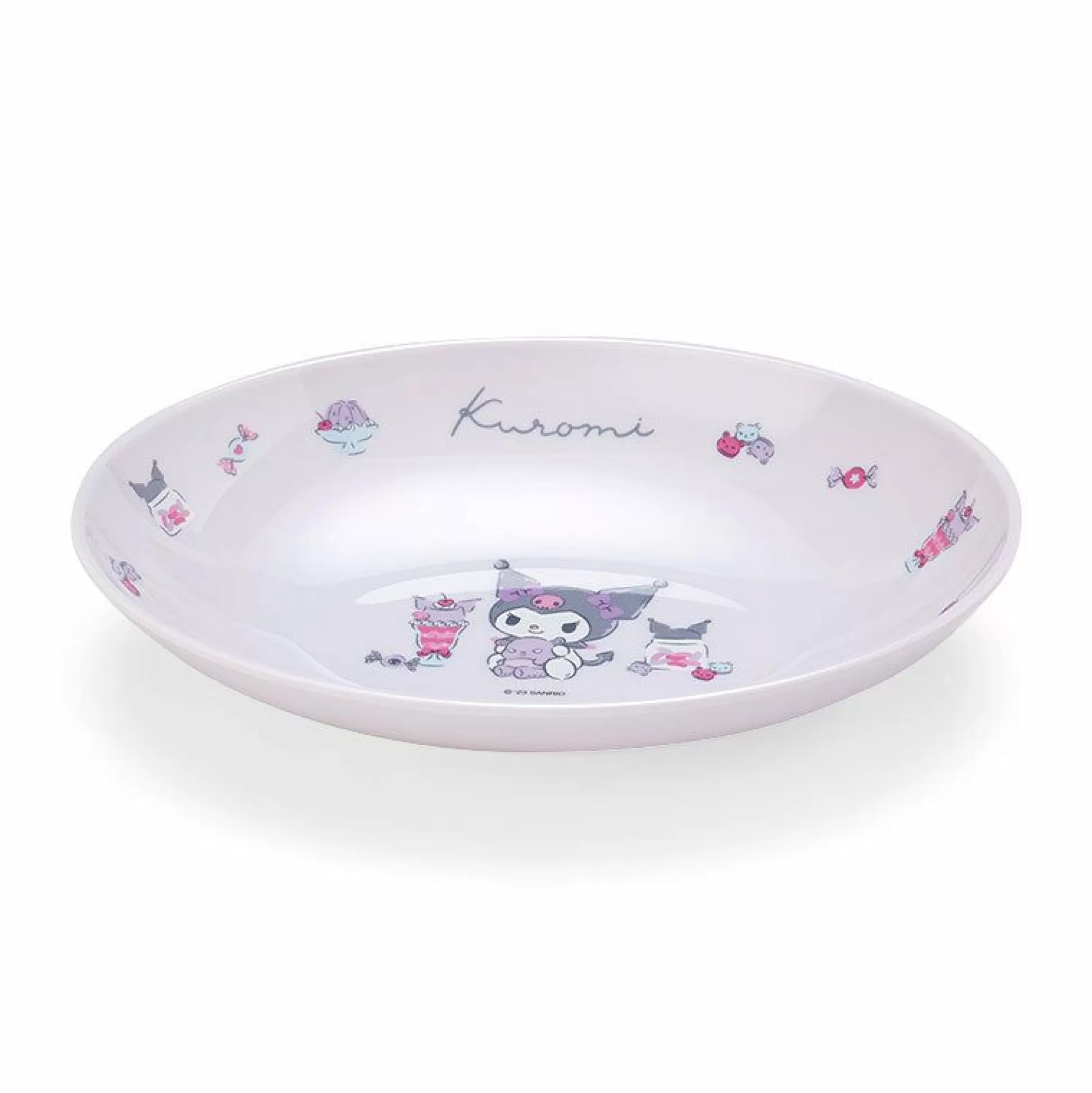 Kuromi Oval Melamine Plate^Japan Original Shop