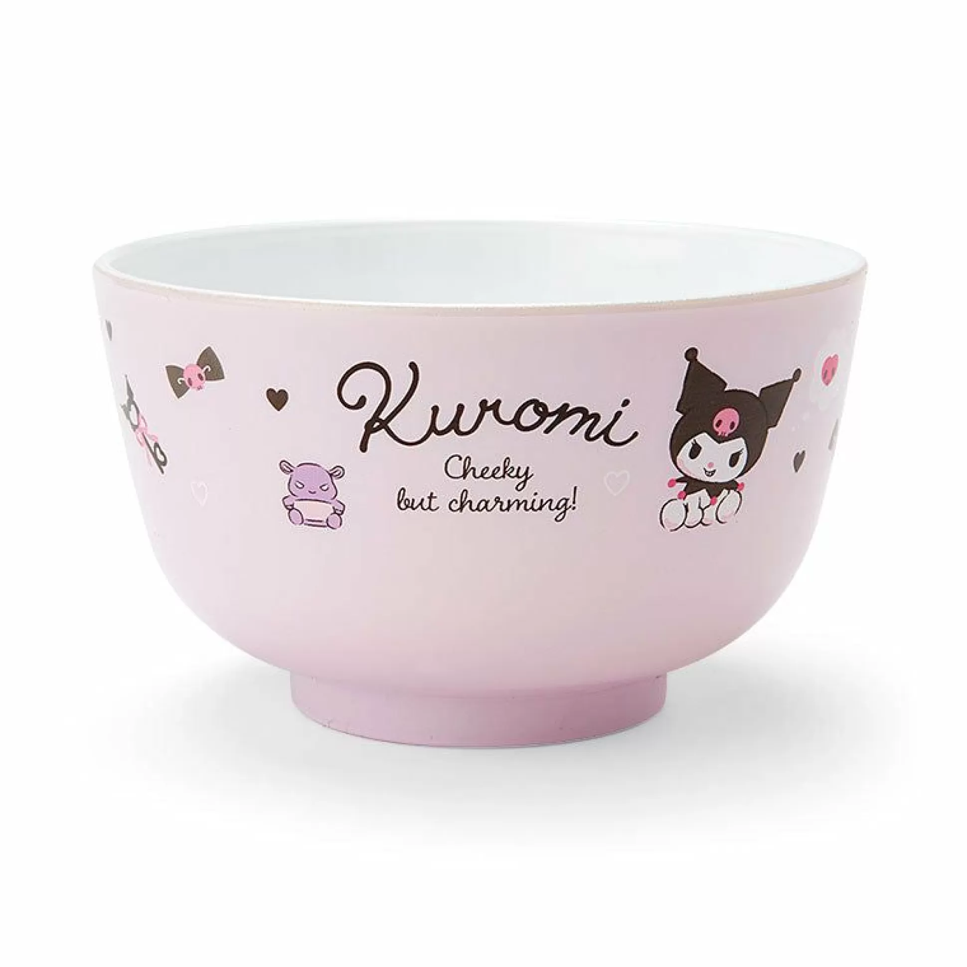 Kuromi Plastic Soup Bowl^Japan Original Best