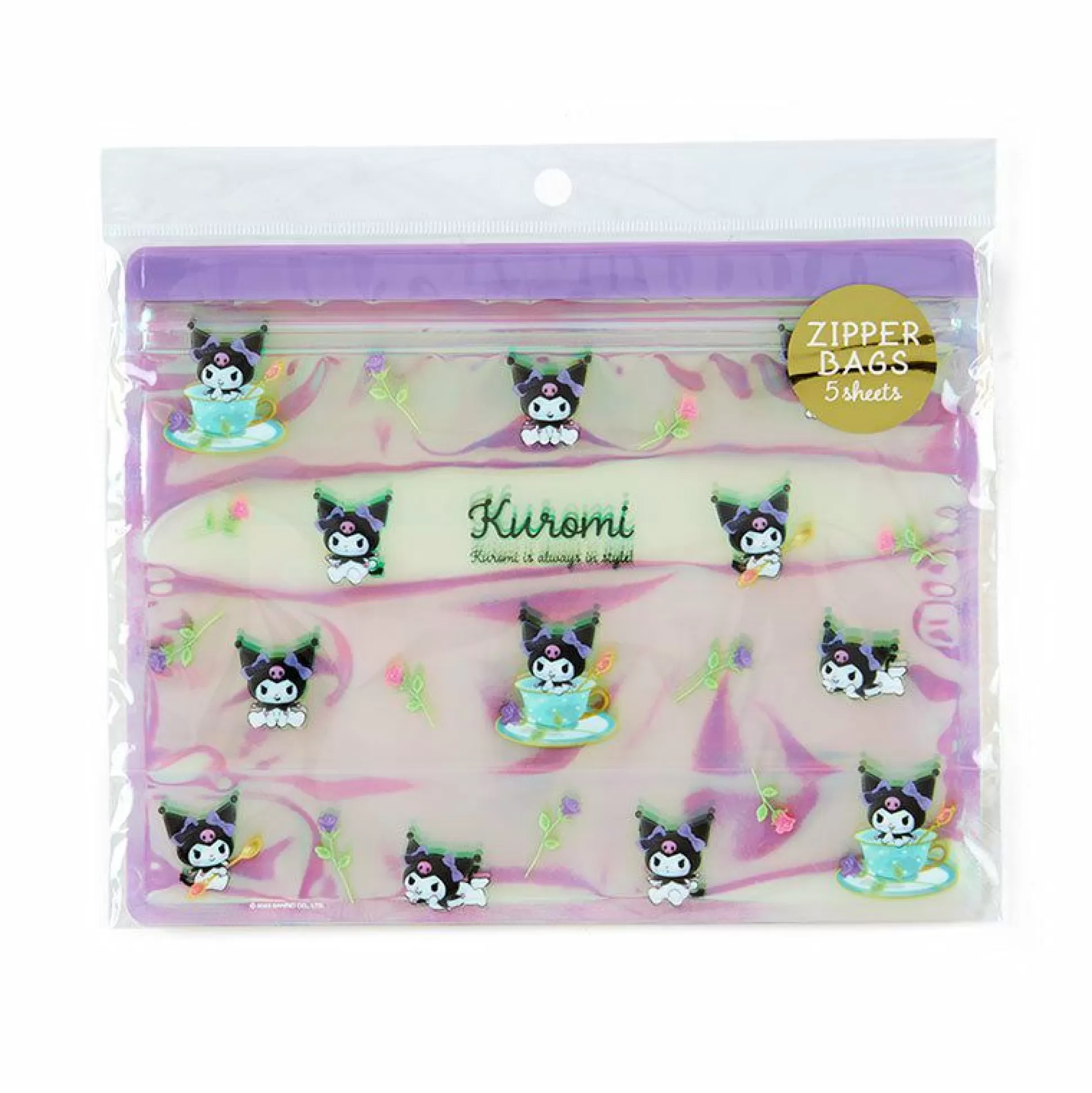 Kuromi Reusable Storage Bags (Glossy Aurora Series)^Japan Original Discount