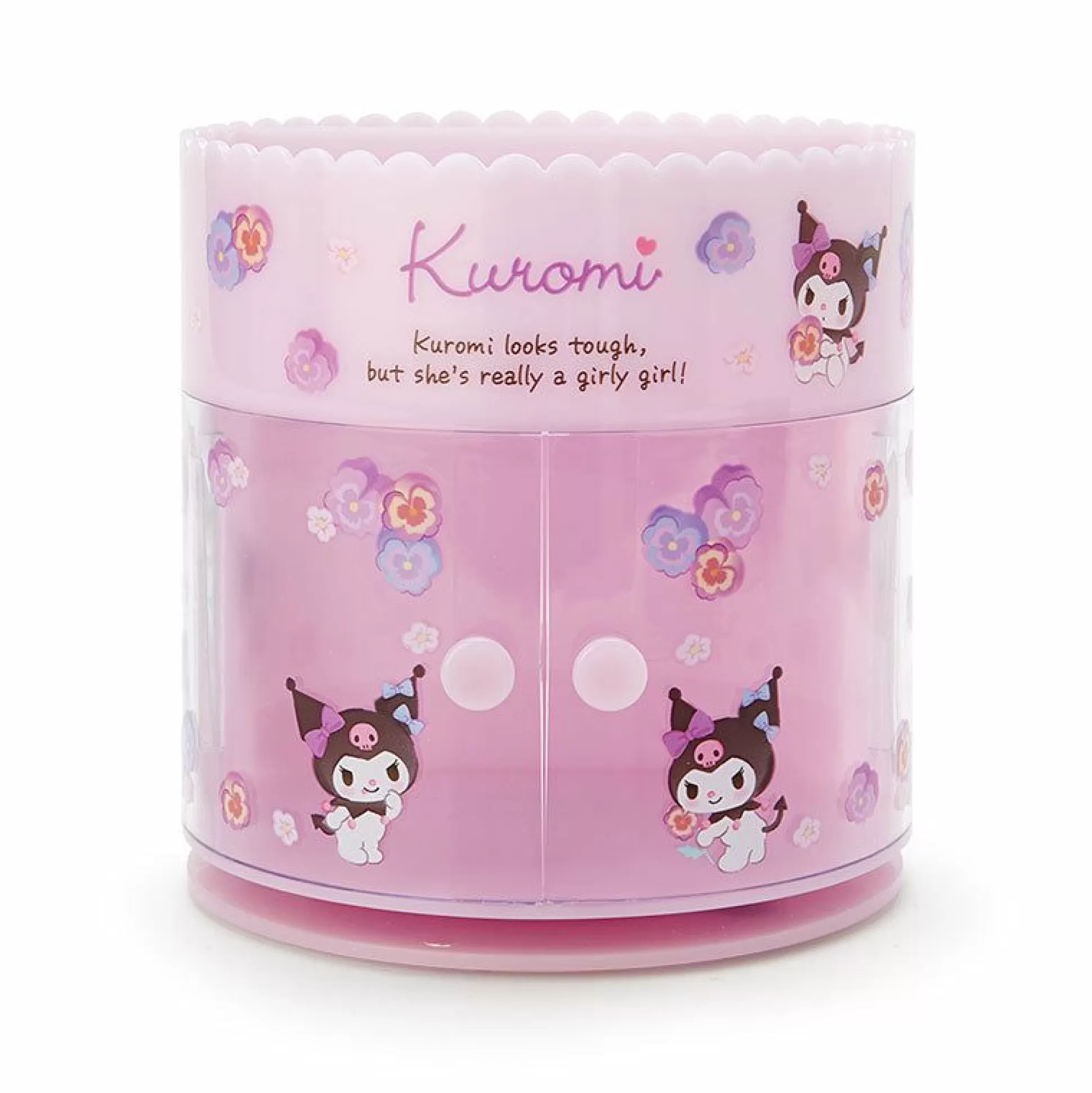 Kuromi Rotating Cosmetics Case^Japan Original Flash Sale