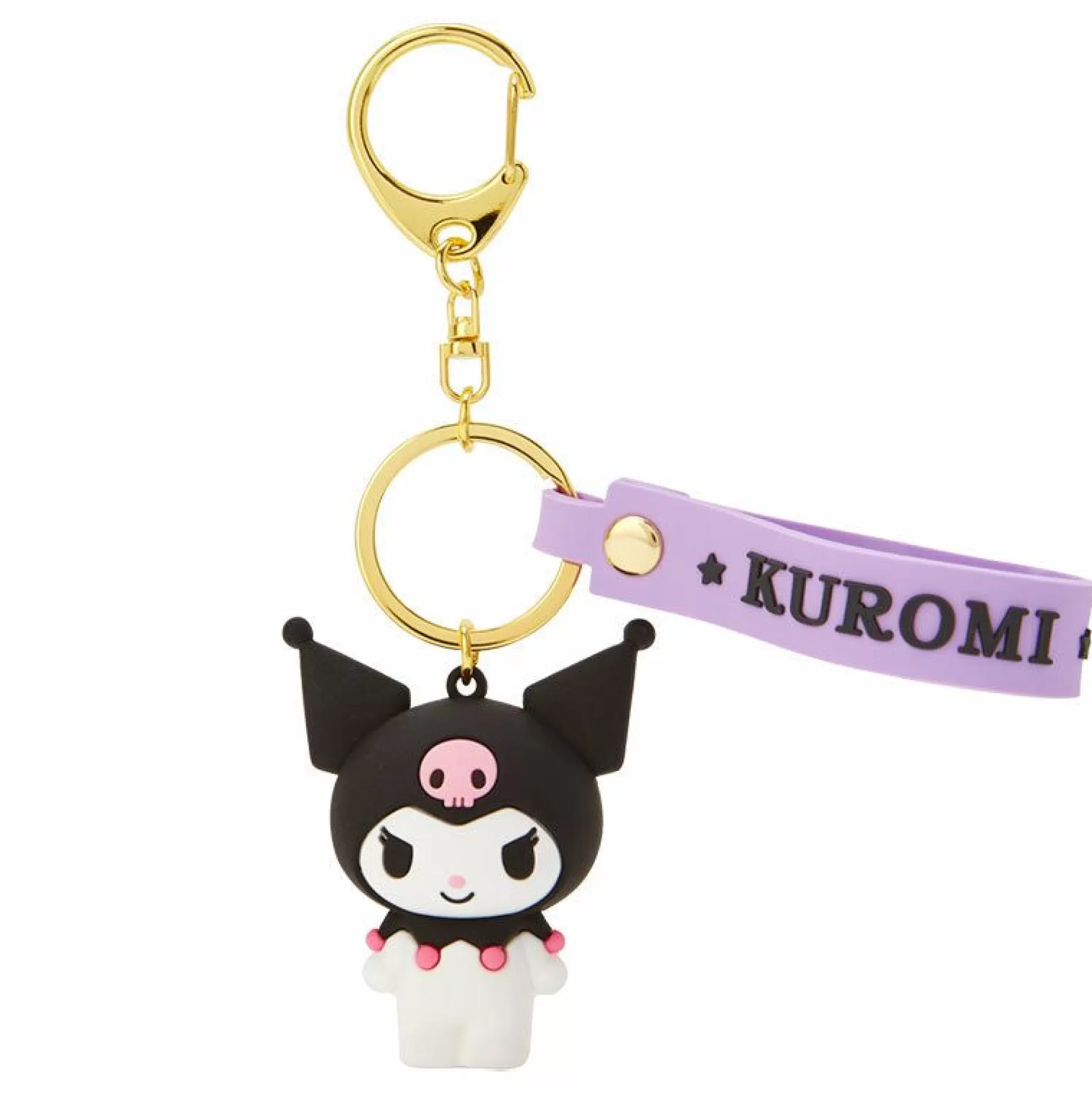 Kuromi Signature Keychain^Japan Original Clearance