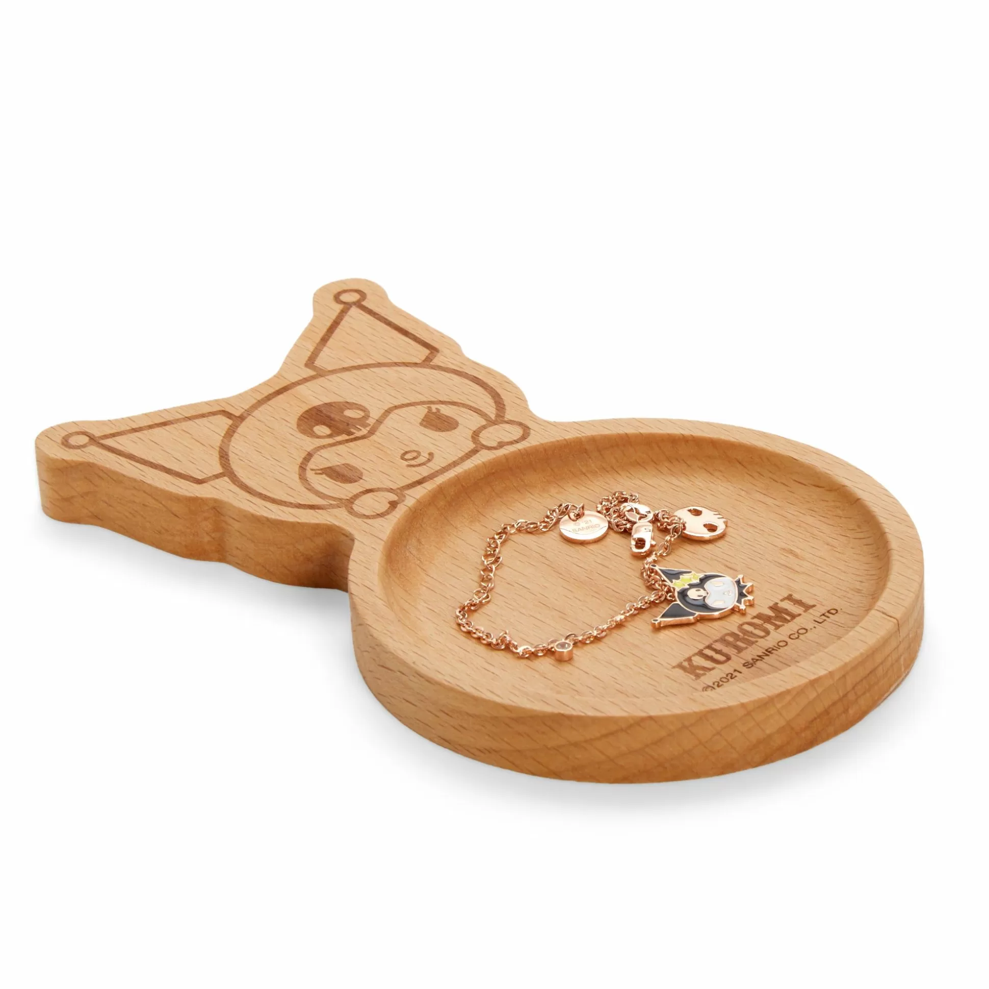 Kuromi Wooden Trinket Tray^Global Original Cheap