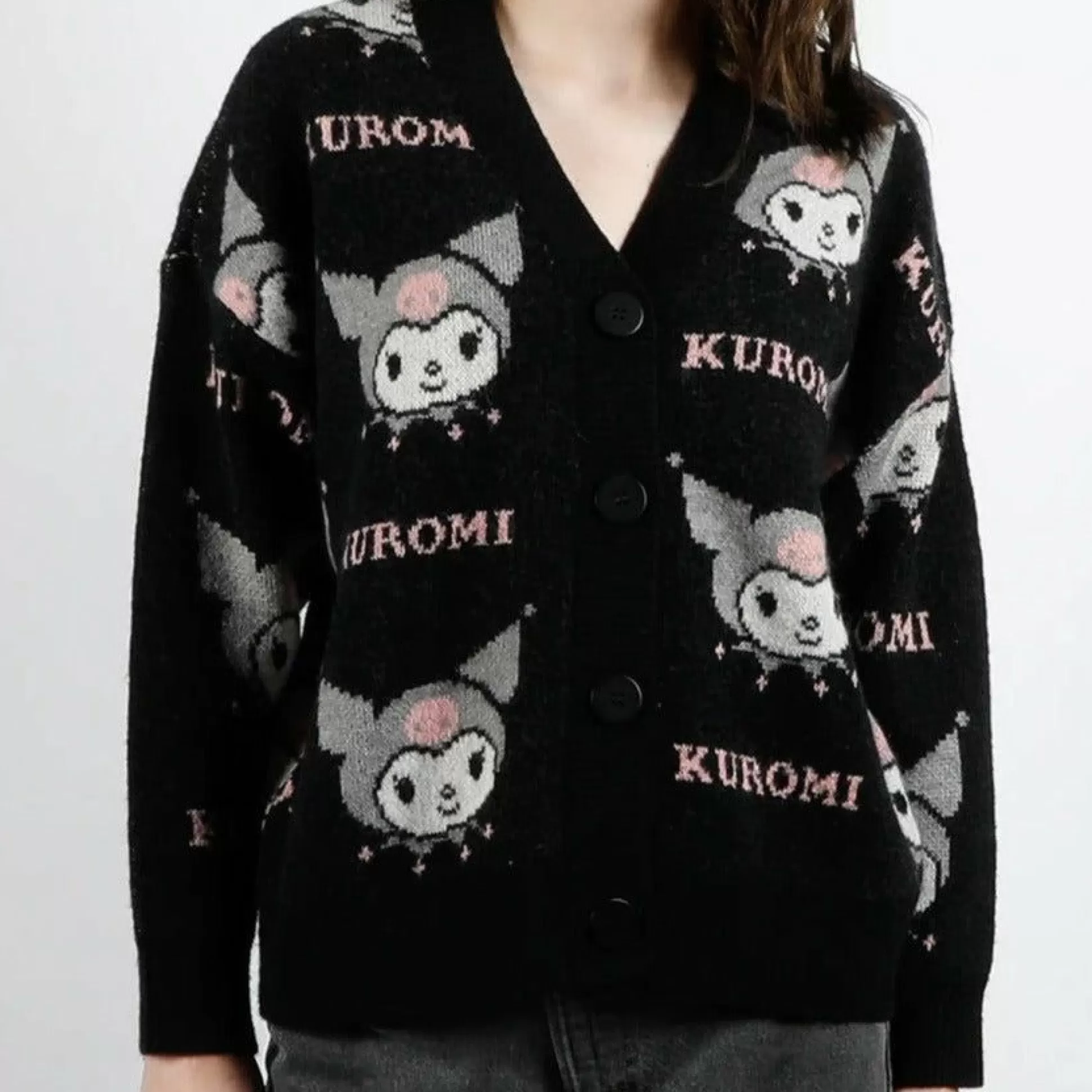 Kuromi X Dumbgood Repeat Cardigan^BIOWORLD Discount