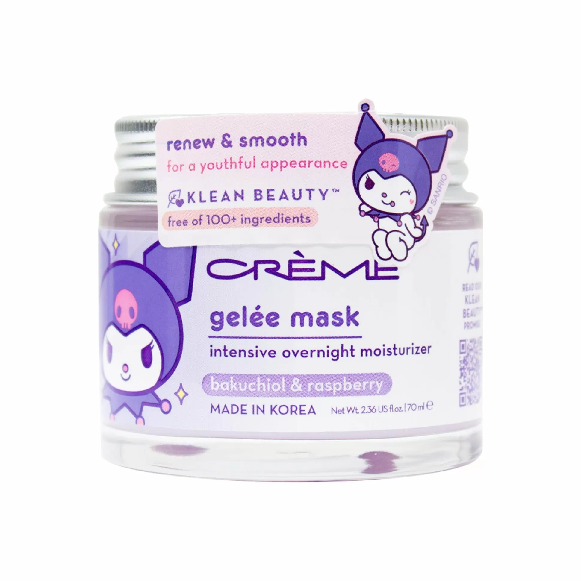 Kuromi X The Cr Me Shop Klean Beauty Gel E Mask^The Crème Shop Clearance