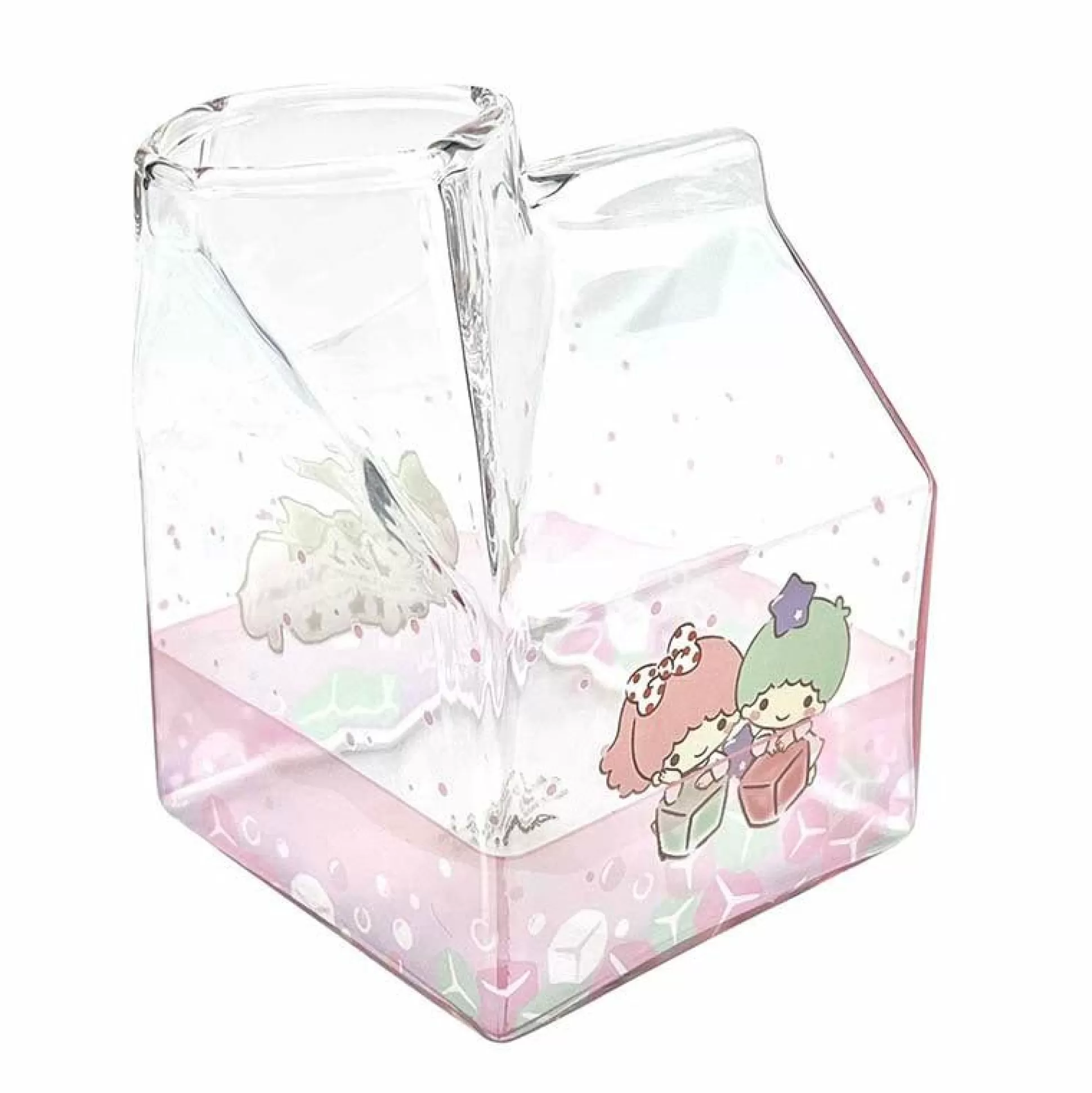 Littletwinstars Kawaii Glass Milk Carton Cup^Global Original Hot