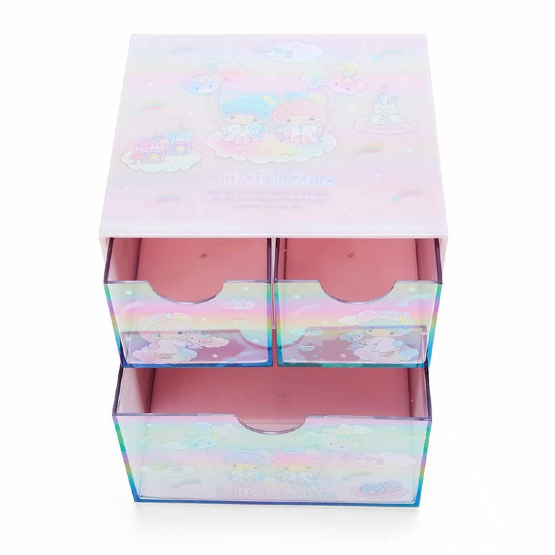 Littletwinstars Mini Storage Chest (Glossy Aurora Series)^Japan Original Sale