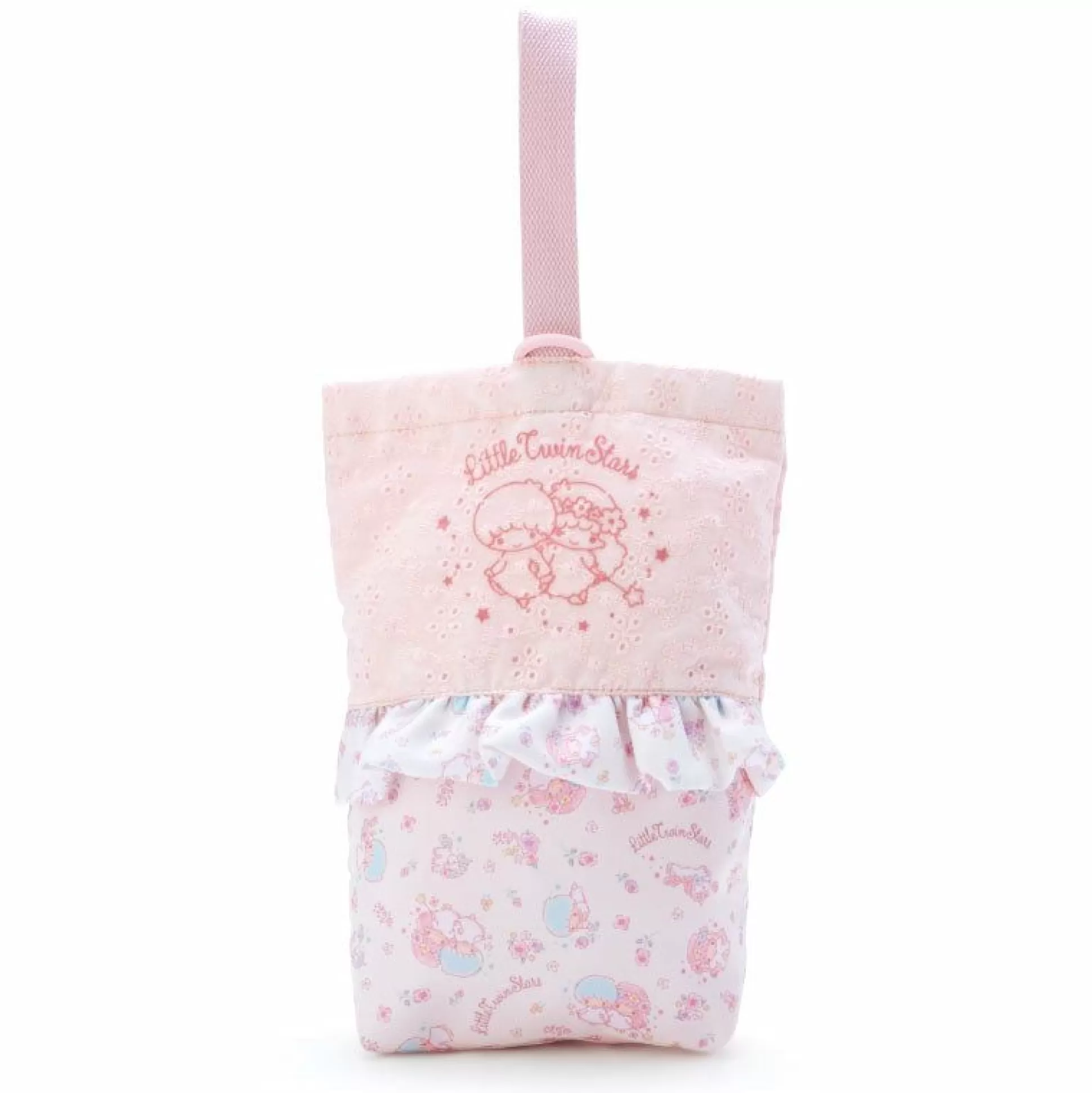 Littletwinstars Small Travel Bag (Floral Frill Series)^Japan Original New